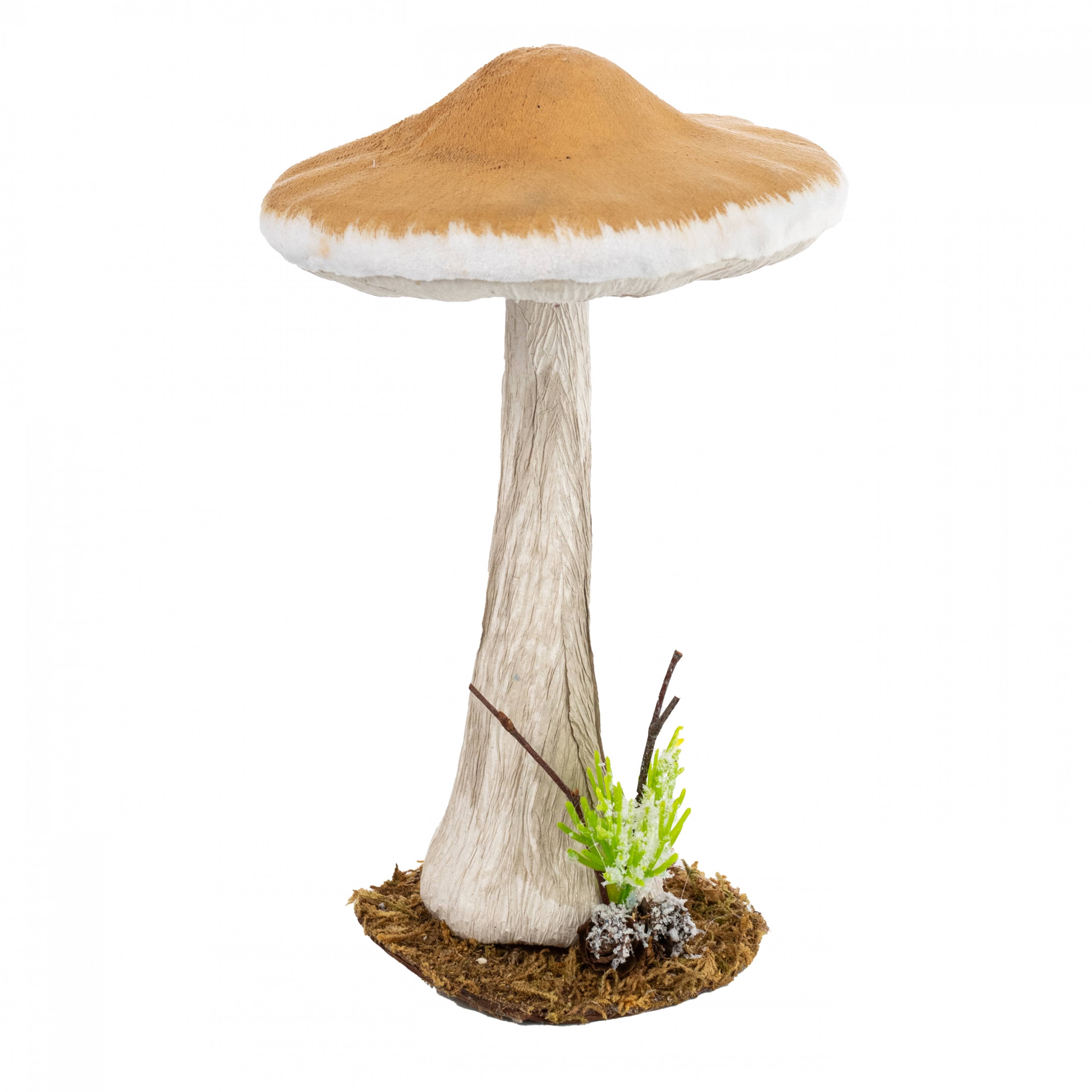 9.5" Mossy Mushroom Decoration Item Number: 233246