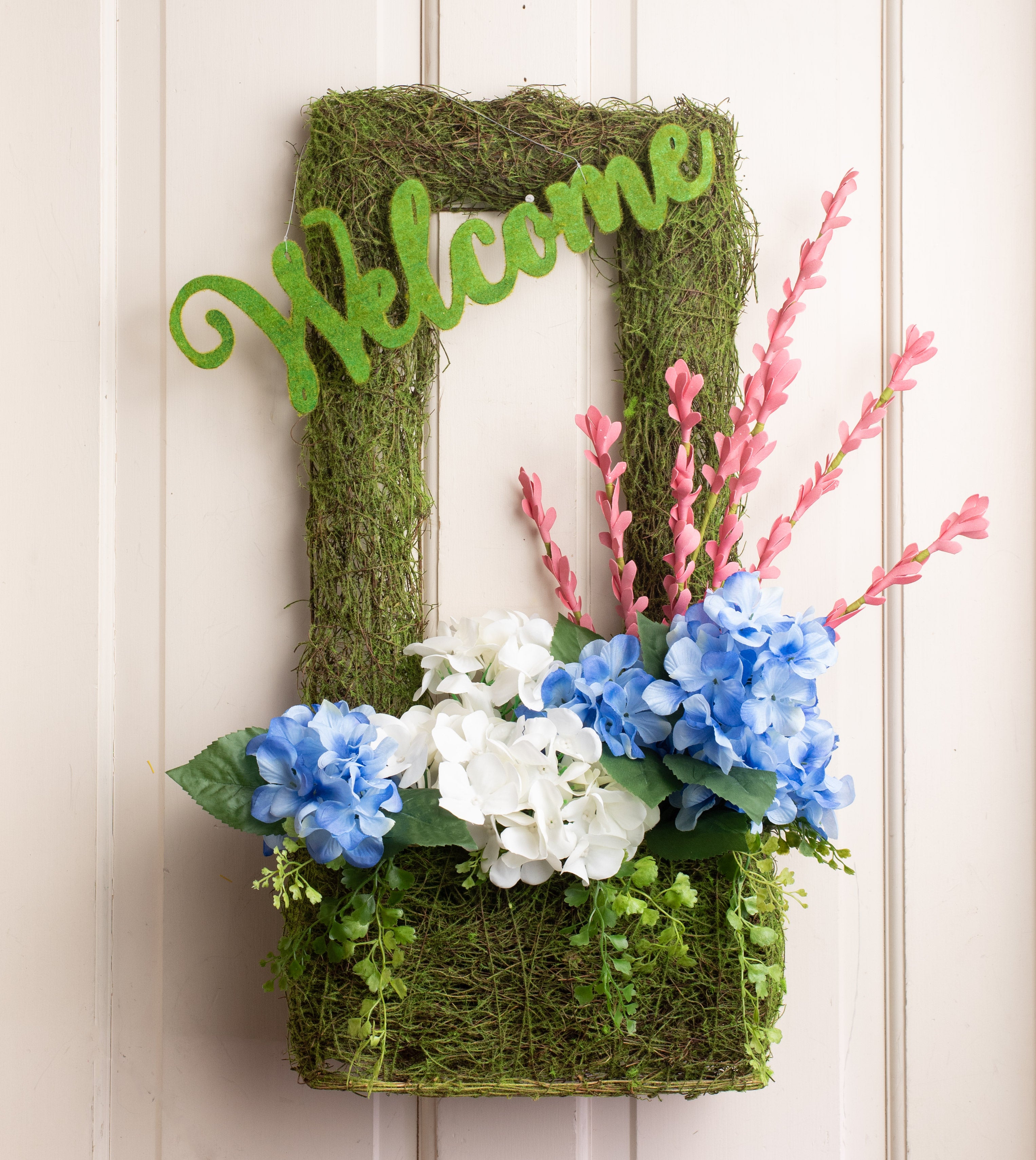 26" Mossy Twig Rectangle With Basket Lifestyle Photo