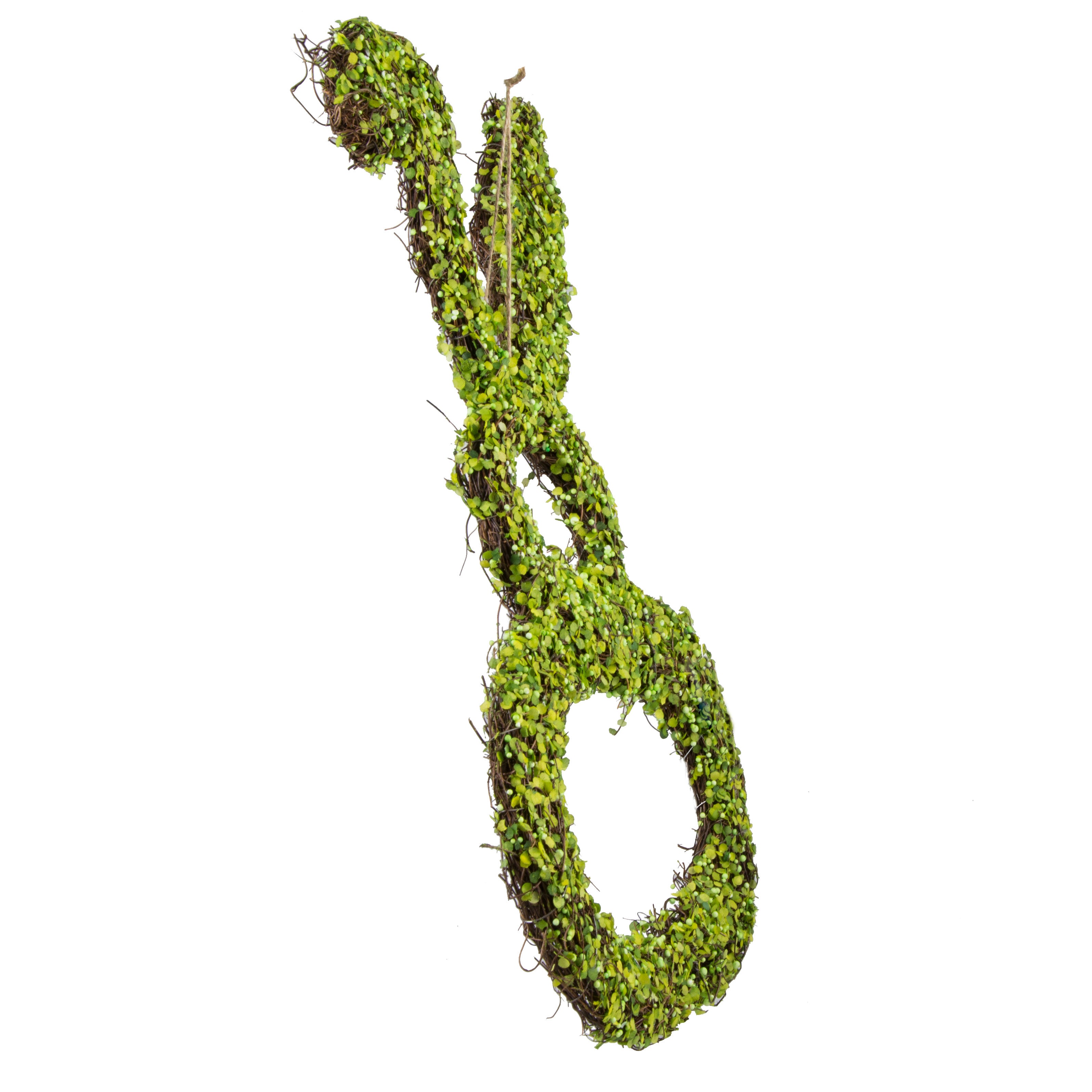21" Mossy Vine Bunny Rabbit Silhouette Decoration detail photo 3