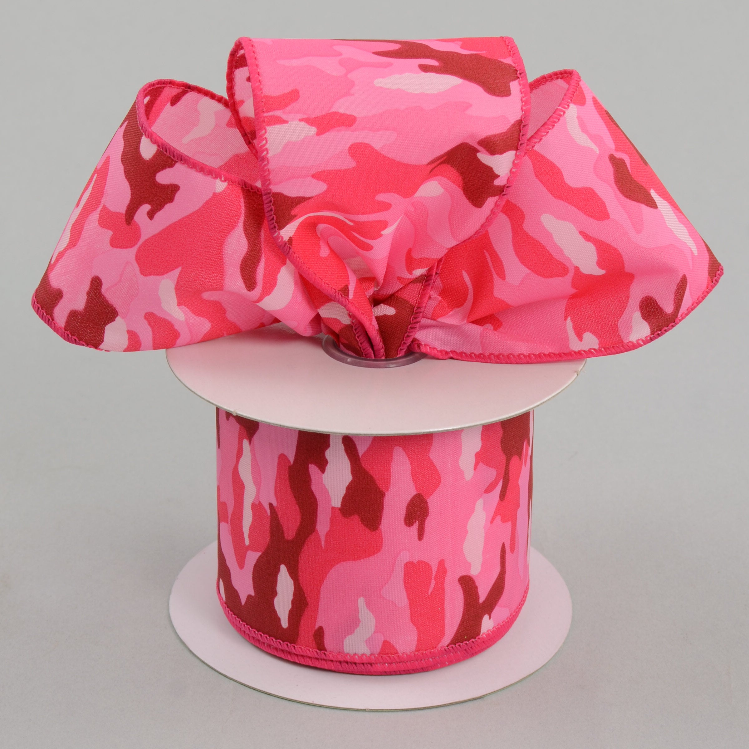 2.5" Multi Pink Camouflage Ribbon (10 Yards) Lifestyle Photo