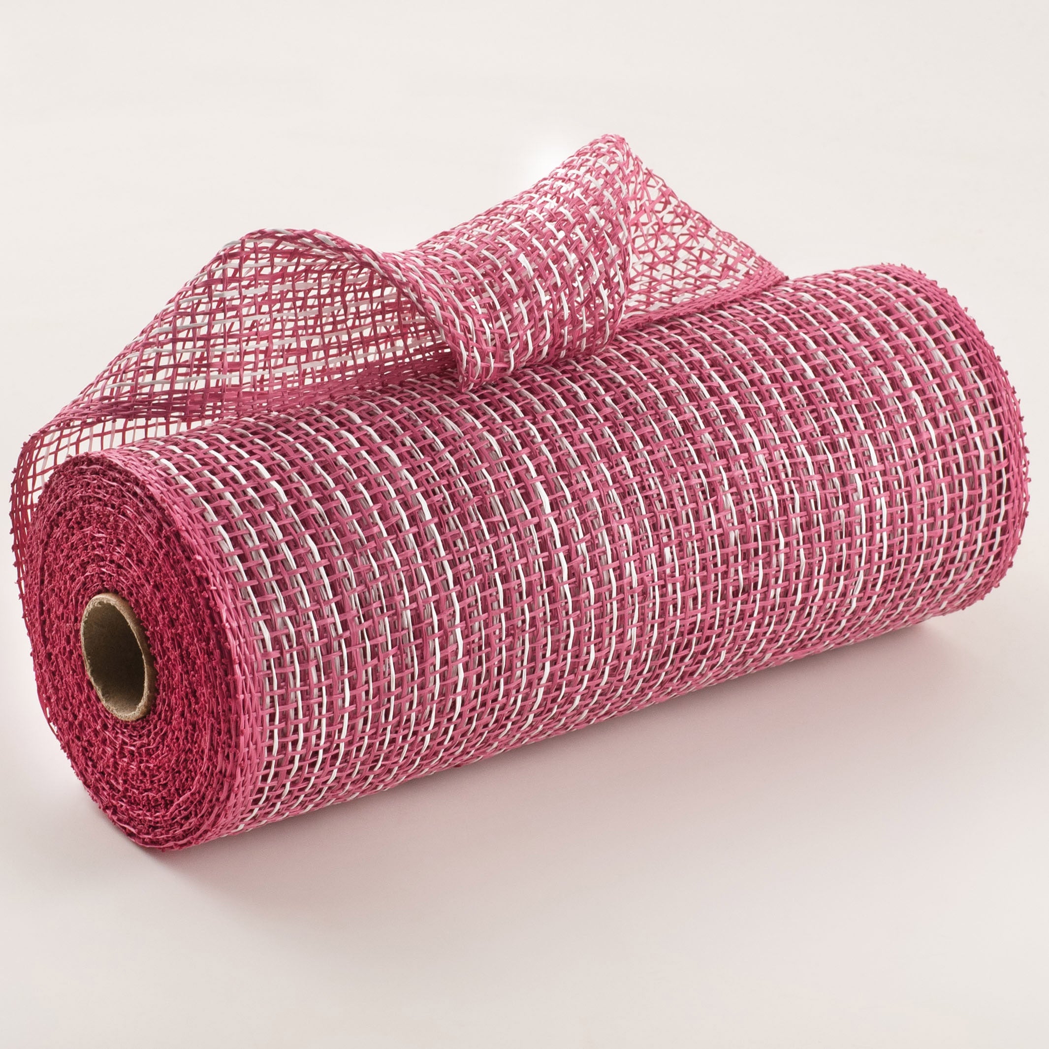 10" Multi Poly Burlap Check Mesh: Fuchsia & White Item Number: RP8159K9