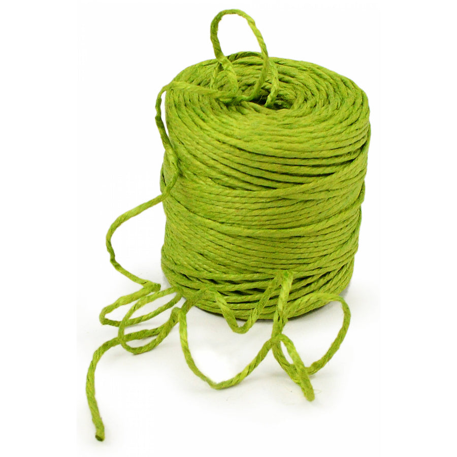 Natural Jute Rope / Twine: Apple Green (75 Yards) Lifestyle Photo
