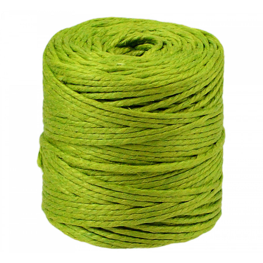 Natural Jute Rope / Twine: Apple Green (75 Yards) Item Number: JR02-60