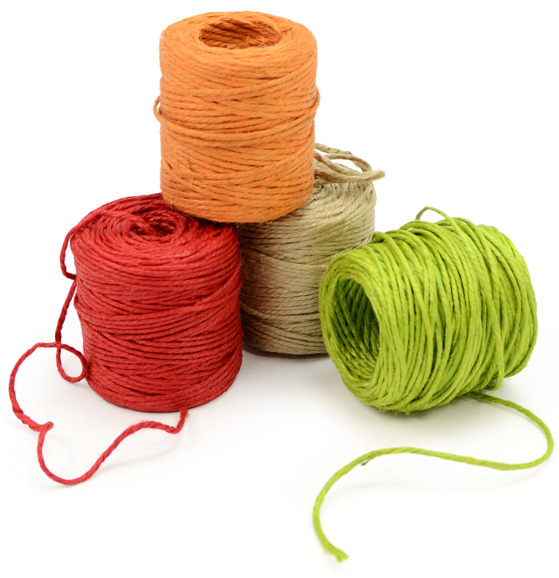 Natural Jute Rope / Twine: Red (75 Yards) detail photo 3