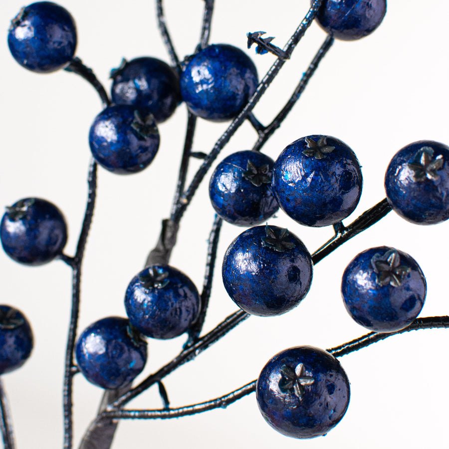 17" Navy Blue Berry Spray Lifestyle Photo