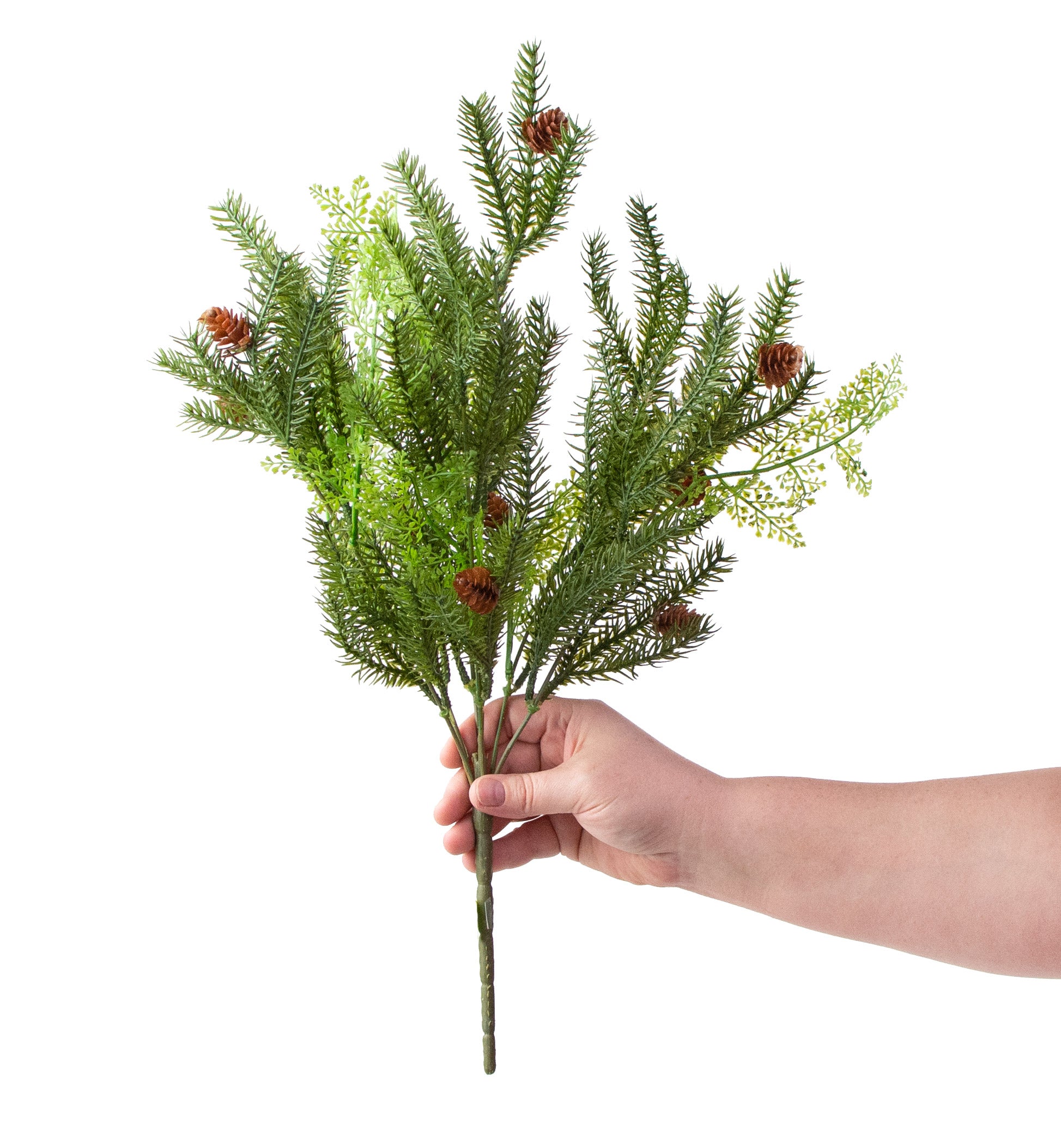 21" Noble Fir Pine Bush detail photo 3