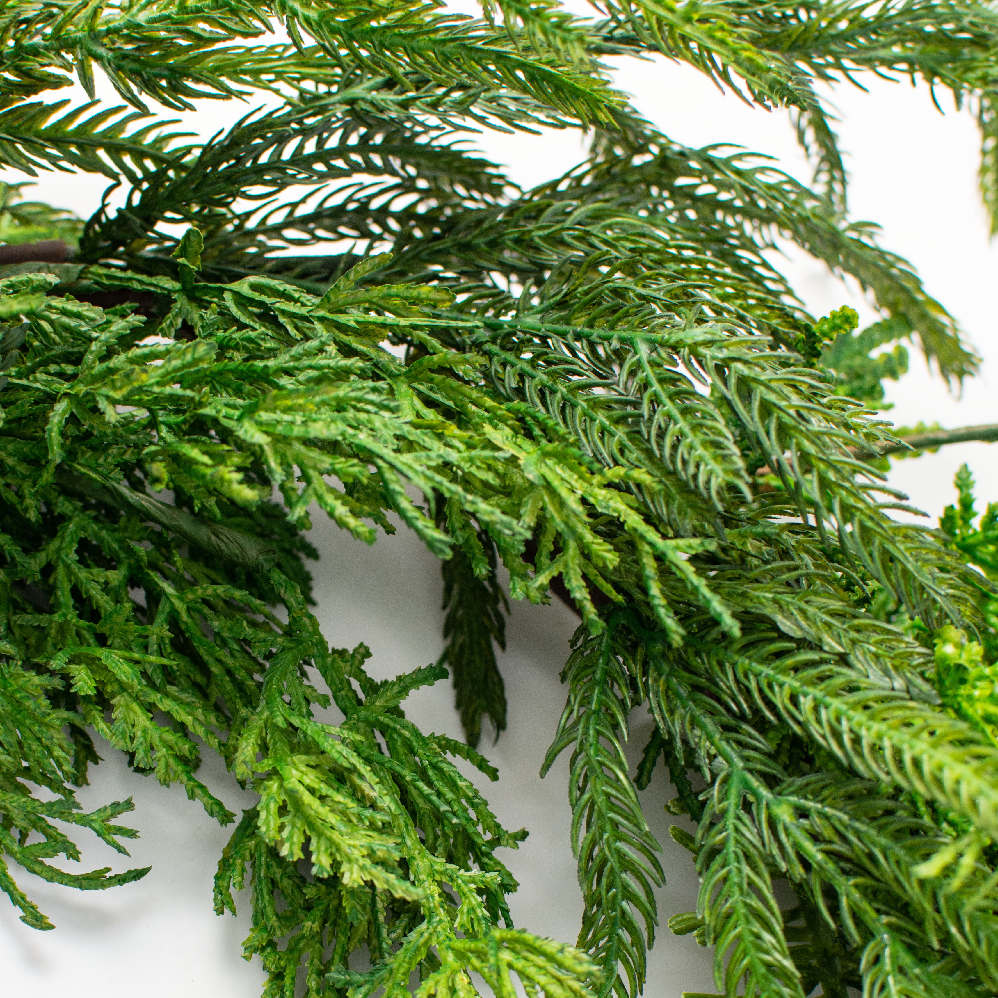 6' Norfolk & Balsam Pine Garland detail photo 3