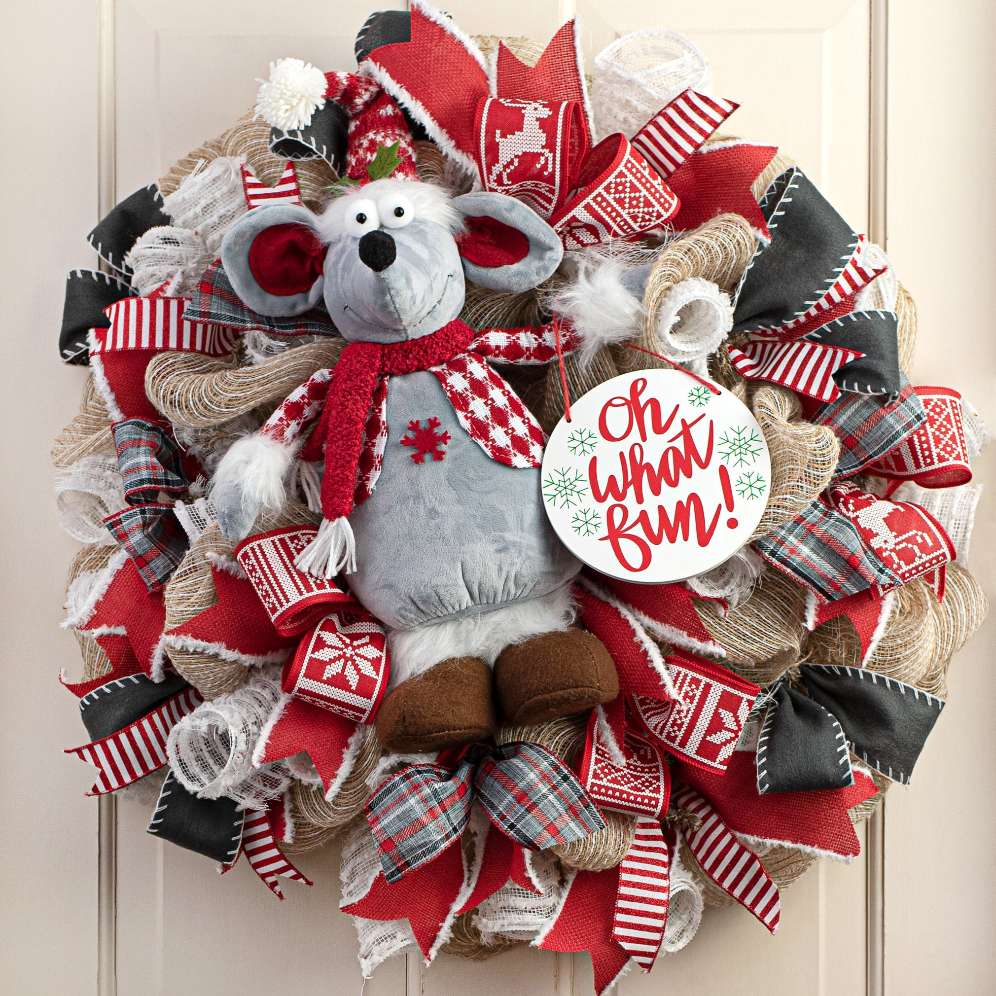 6" Oh What Fun Snowflake Ornament Lifestyle Photo