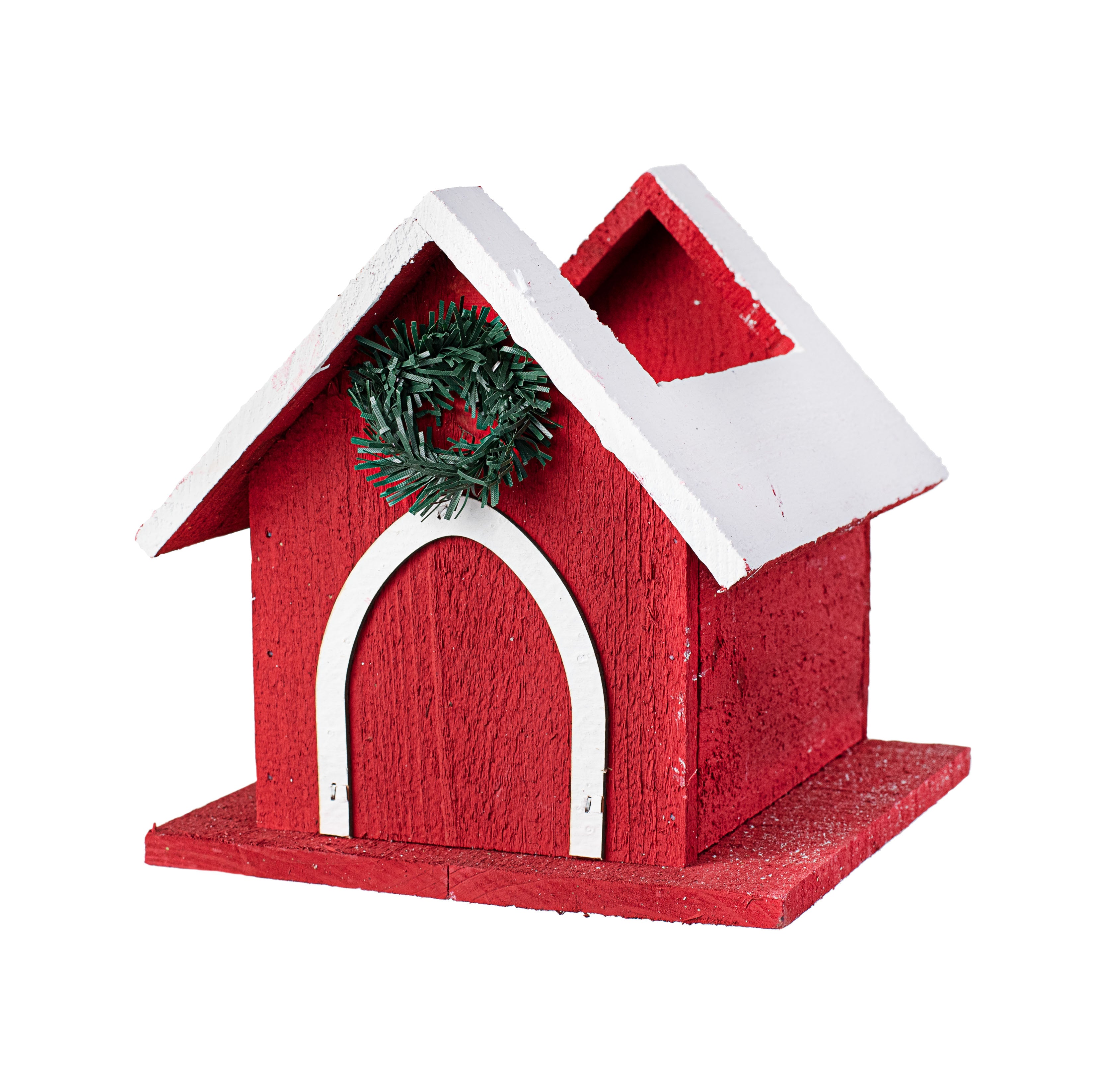 8" Open Top Dog House Planter Item Number: 85321RDWT