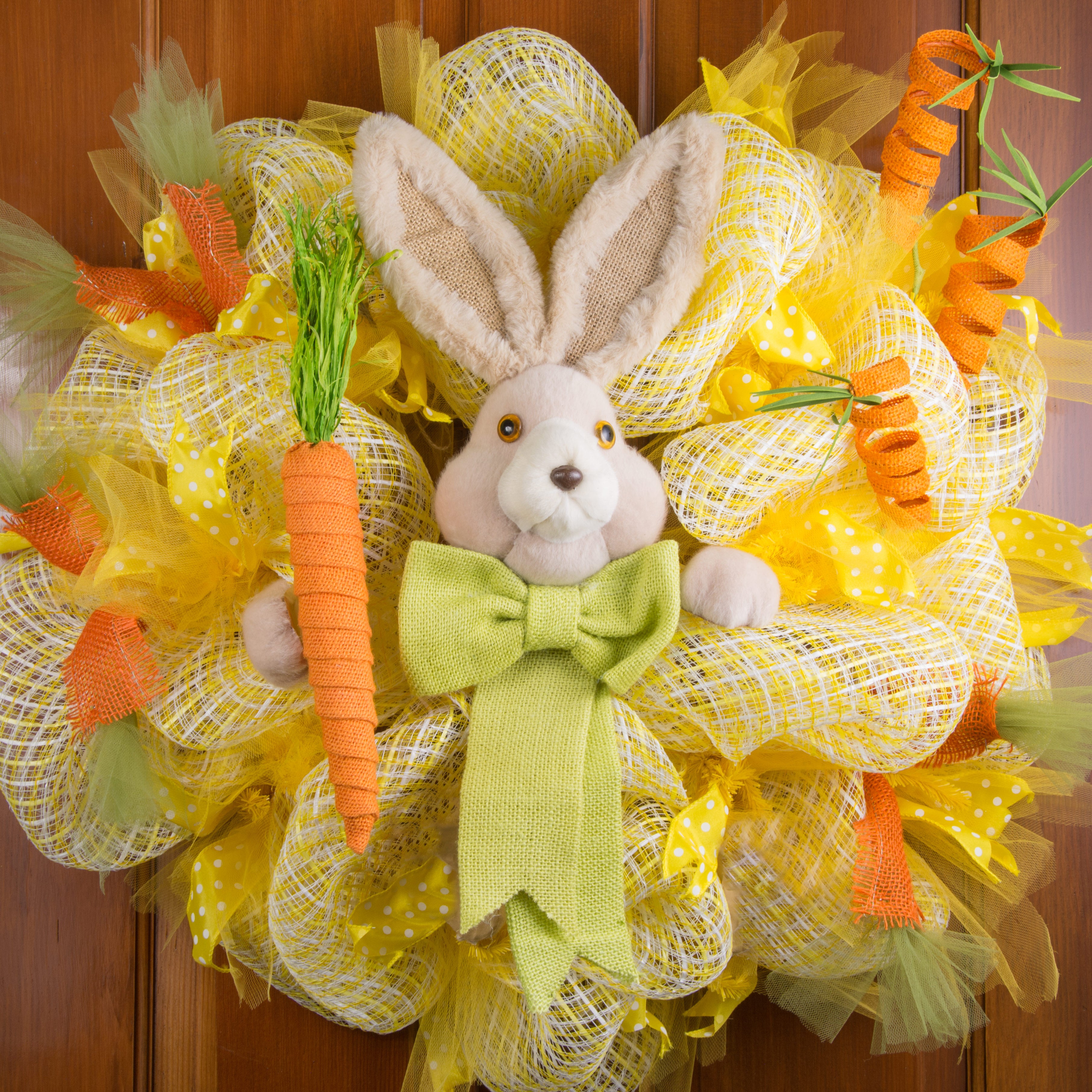 13" Orange Burlap Carrot Lifestyle Photo