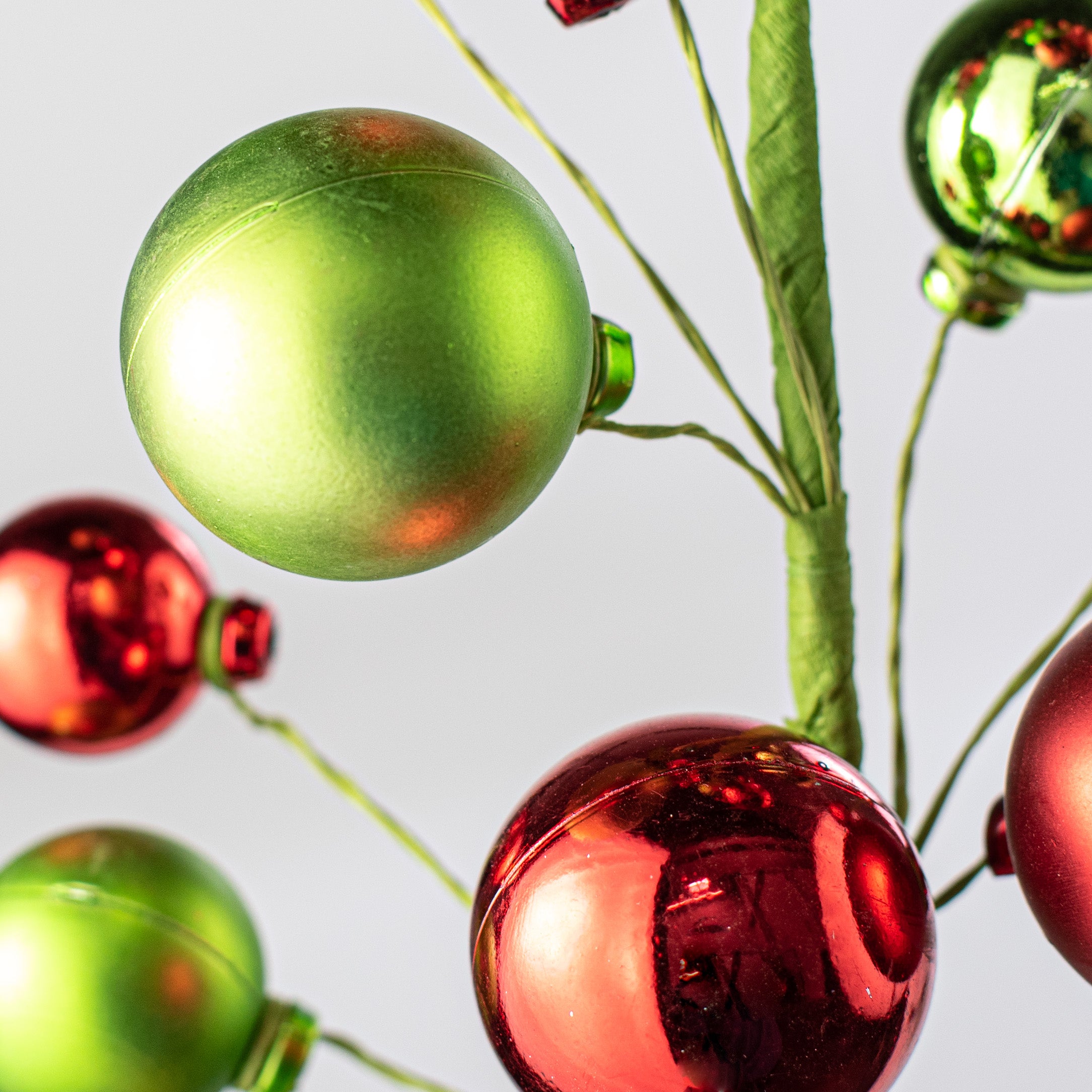 16" Ornament Pick: Red & Green Lifestyle Photo