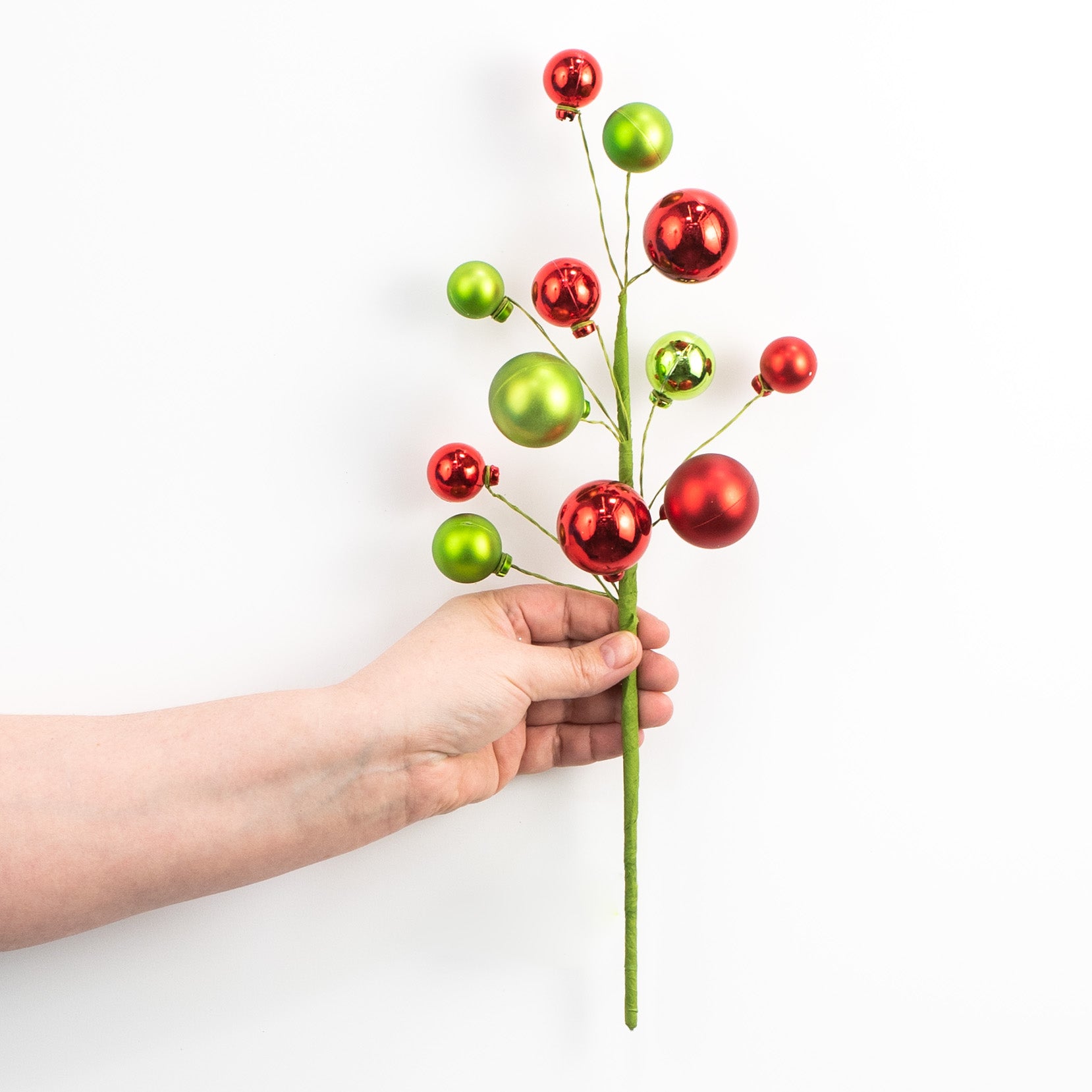 16" Ornament Pick: Red & Green detail photo 3