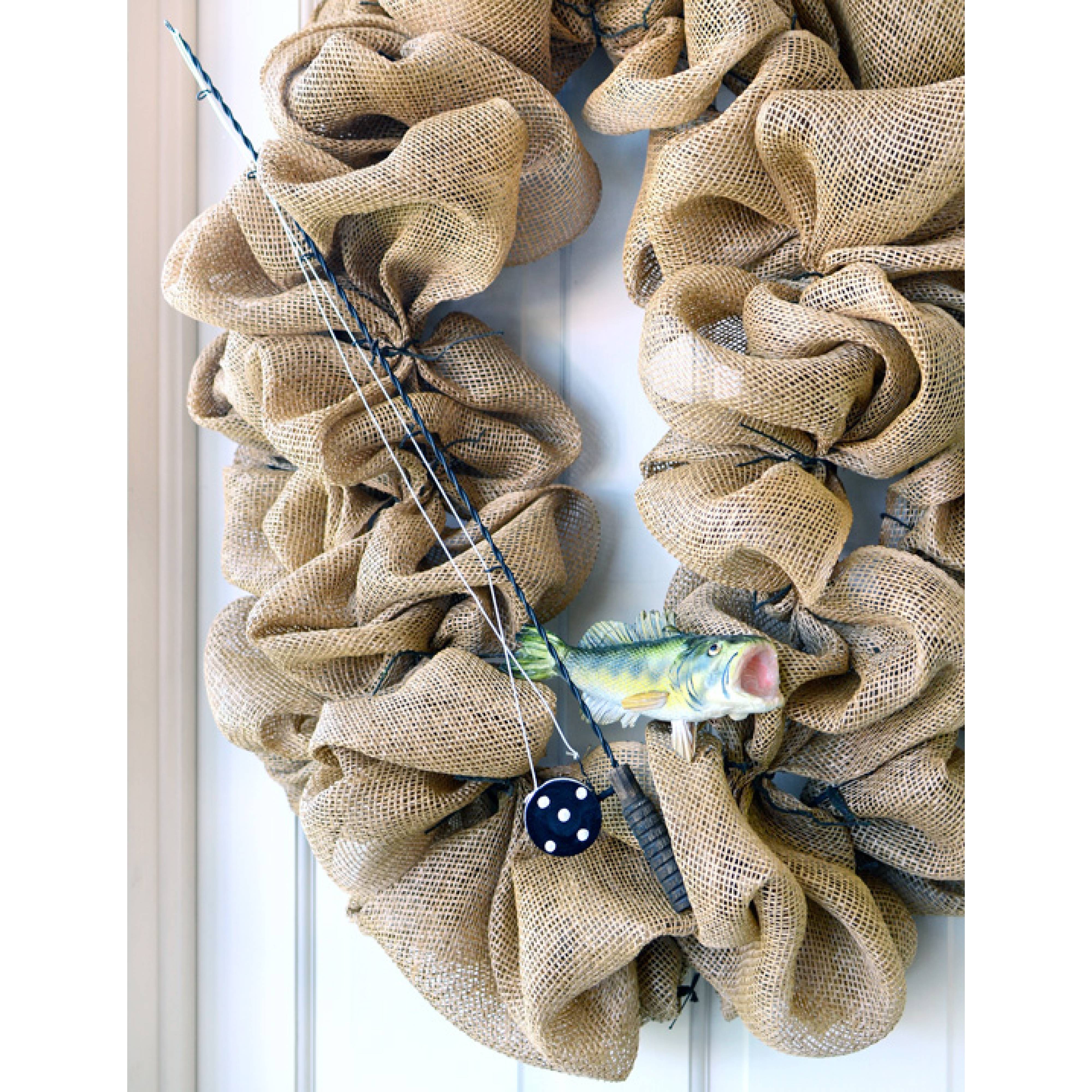 28" Ornamental Fishing Pole detail photo 3