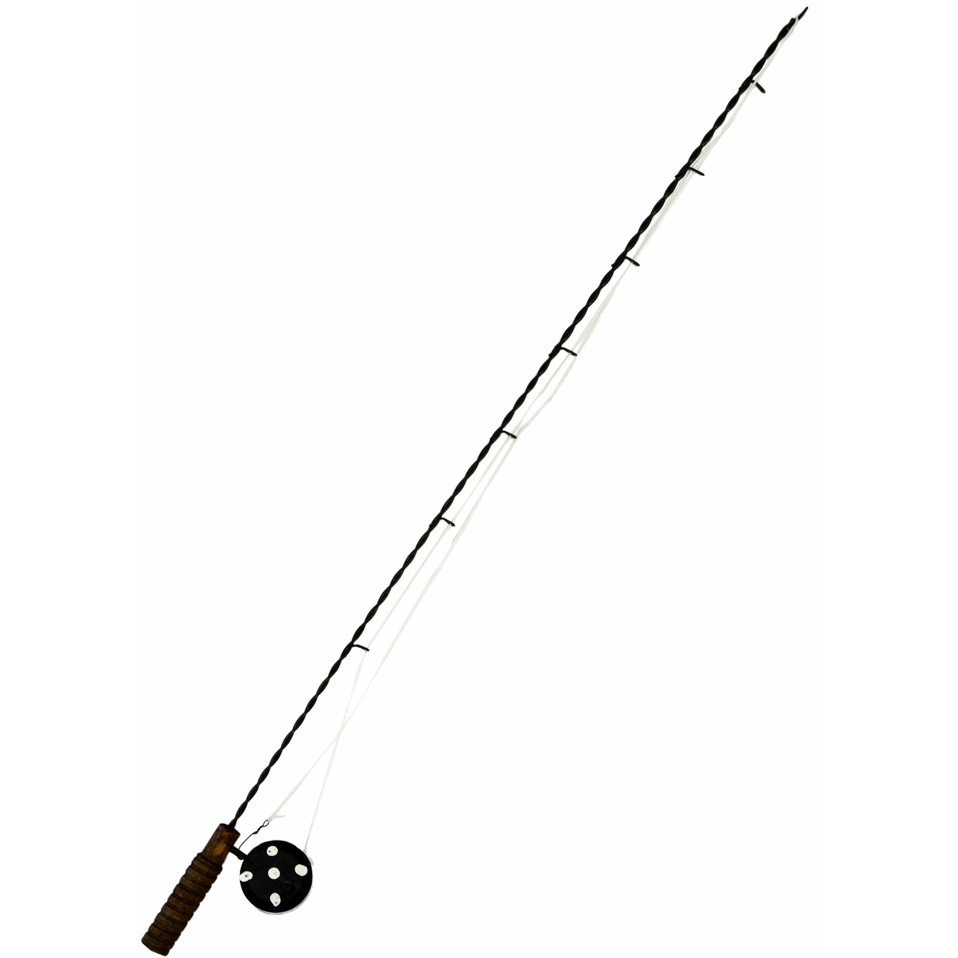 28"L Fishing Pole Black/Brown/White Mm9027 28"L Fishing Pole Black/Brown/White Mm9027