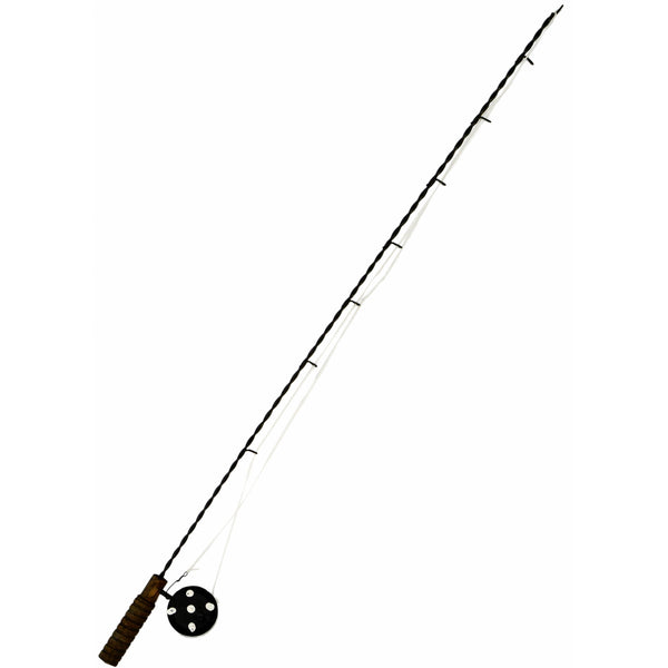 bejeweled fishing pole 28"L Fishing Pole Black/Brown/White Mm9027