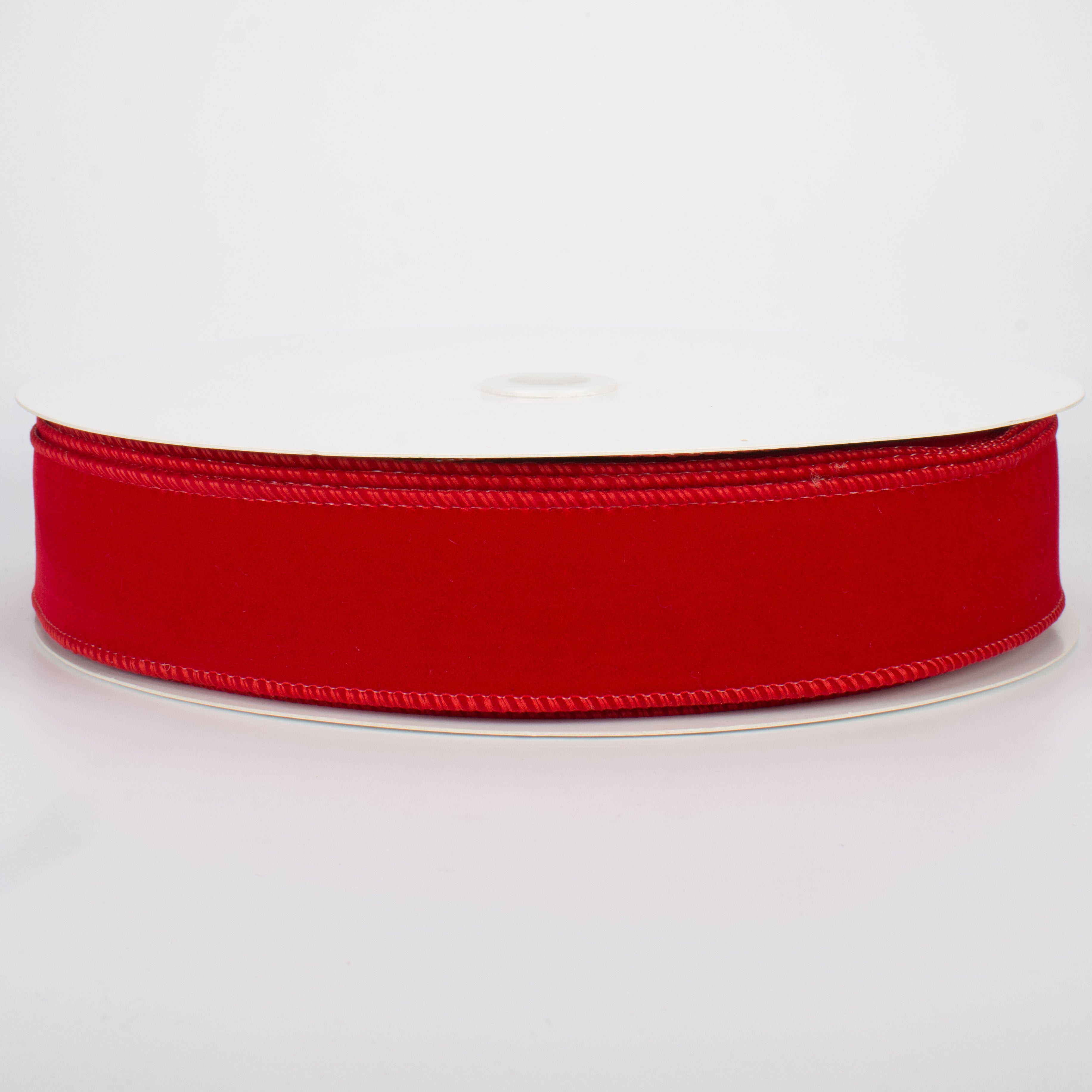 1.5" Outdoor Velvet Ribbon: Red (50 Yards)