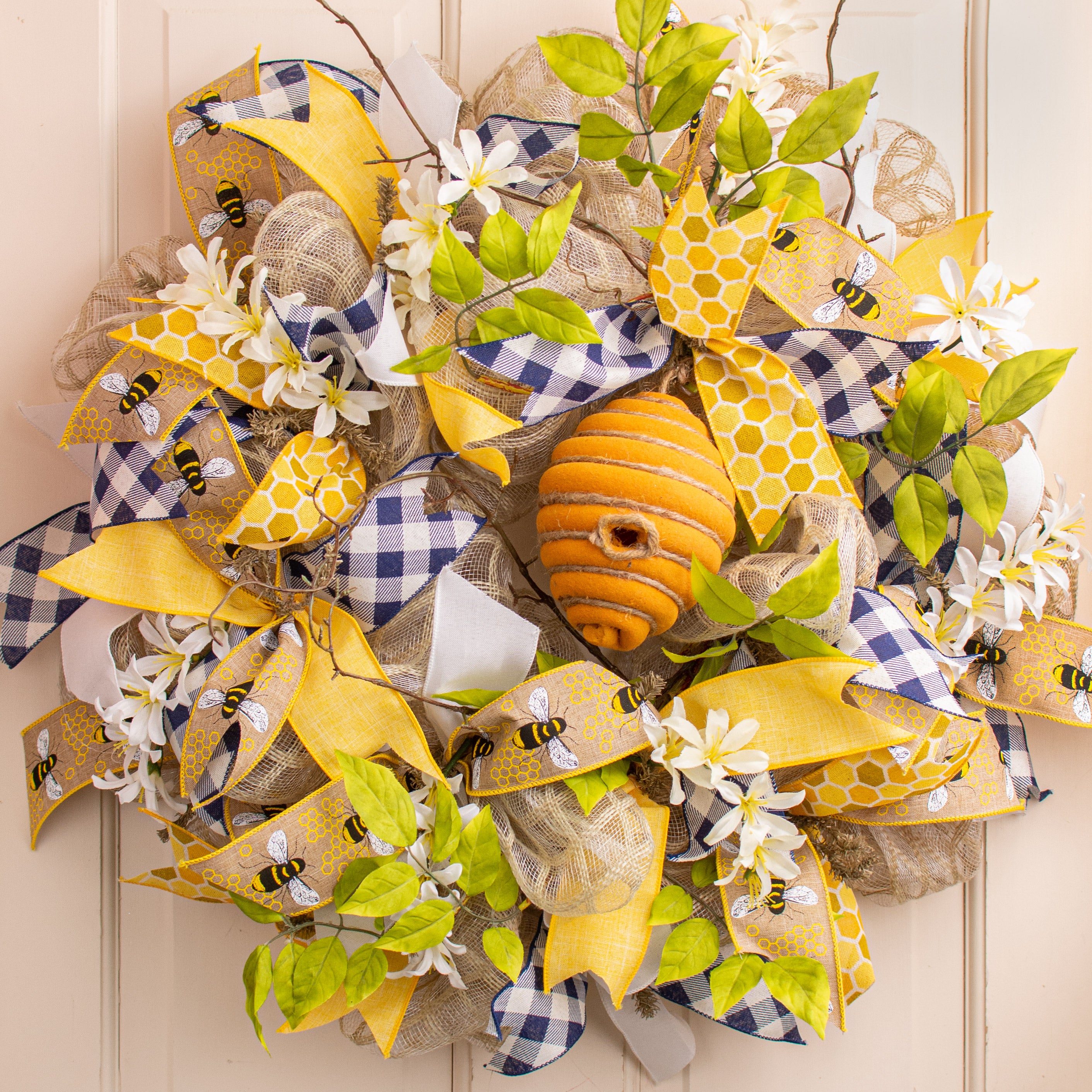 6" Oval Bee Hive Ornament Lifestyle Photo