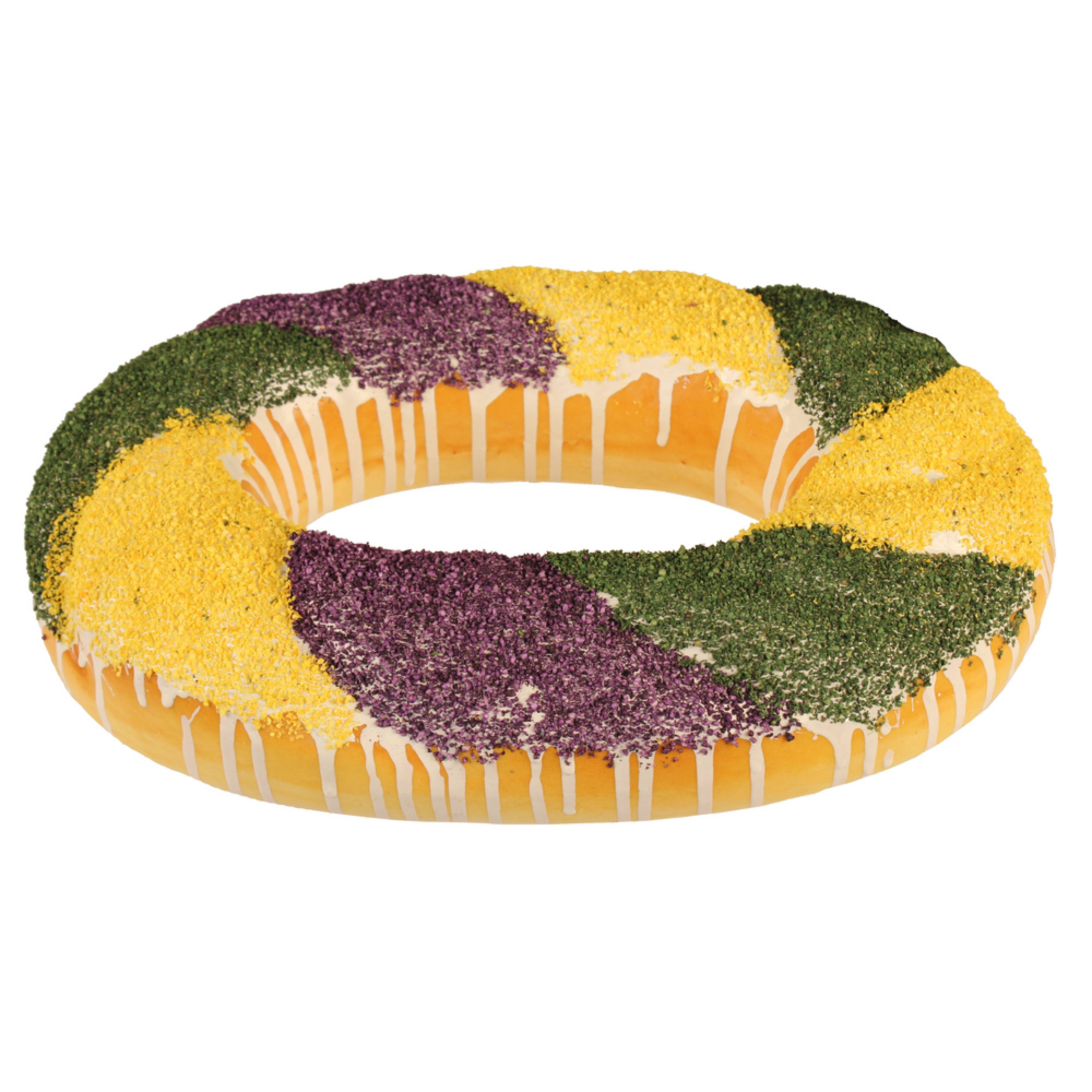 12" Oval King Cake Decoration Item Number: HG1004