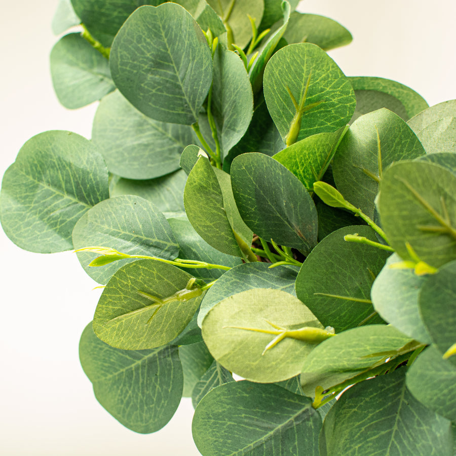 20" Oval Leaf Eucalyptus Wreath detail photo 3