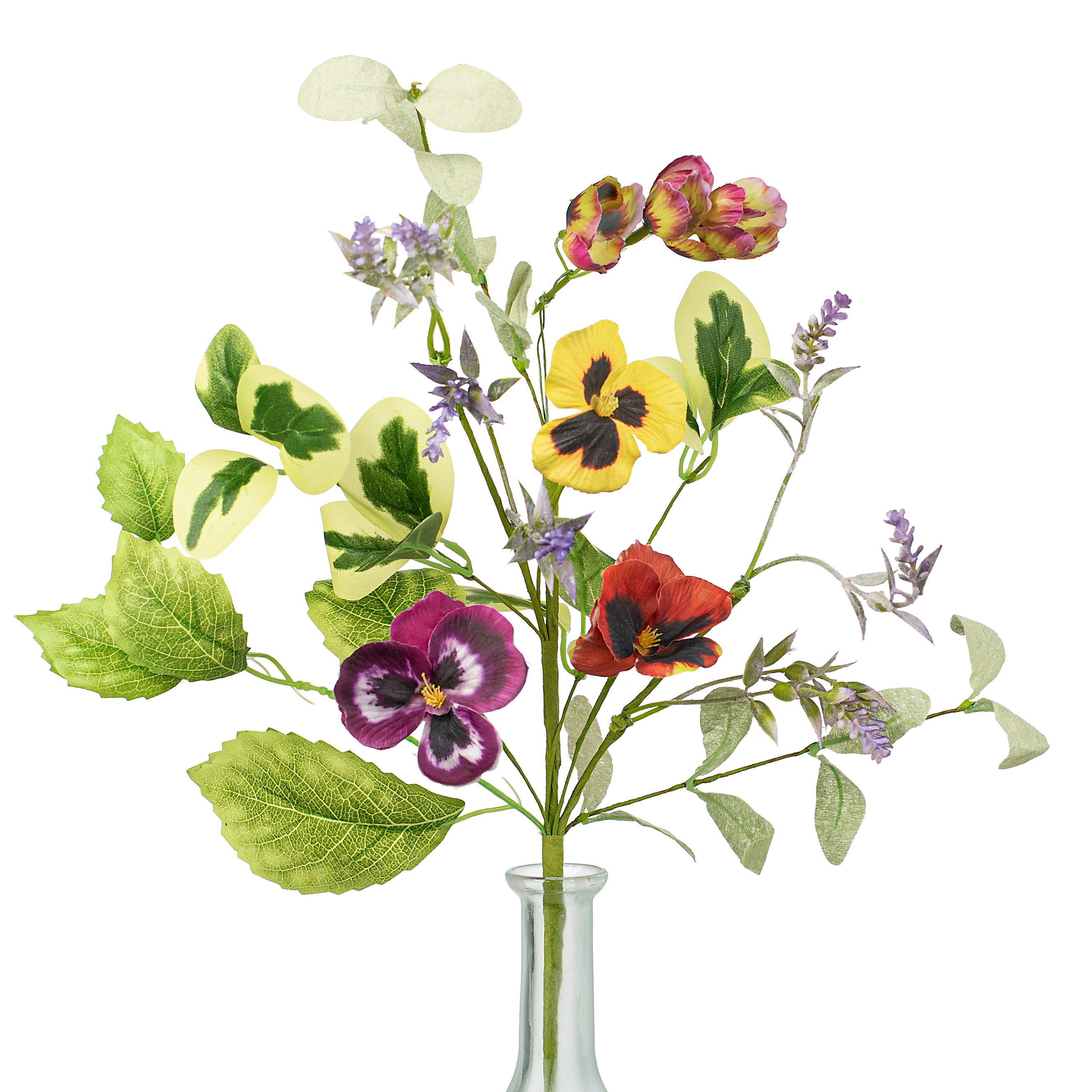 20" Pansy Pick: Yellow, Purple, Rust Item Number: 63968
