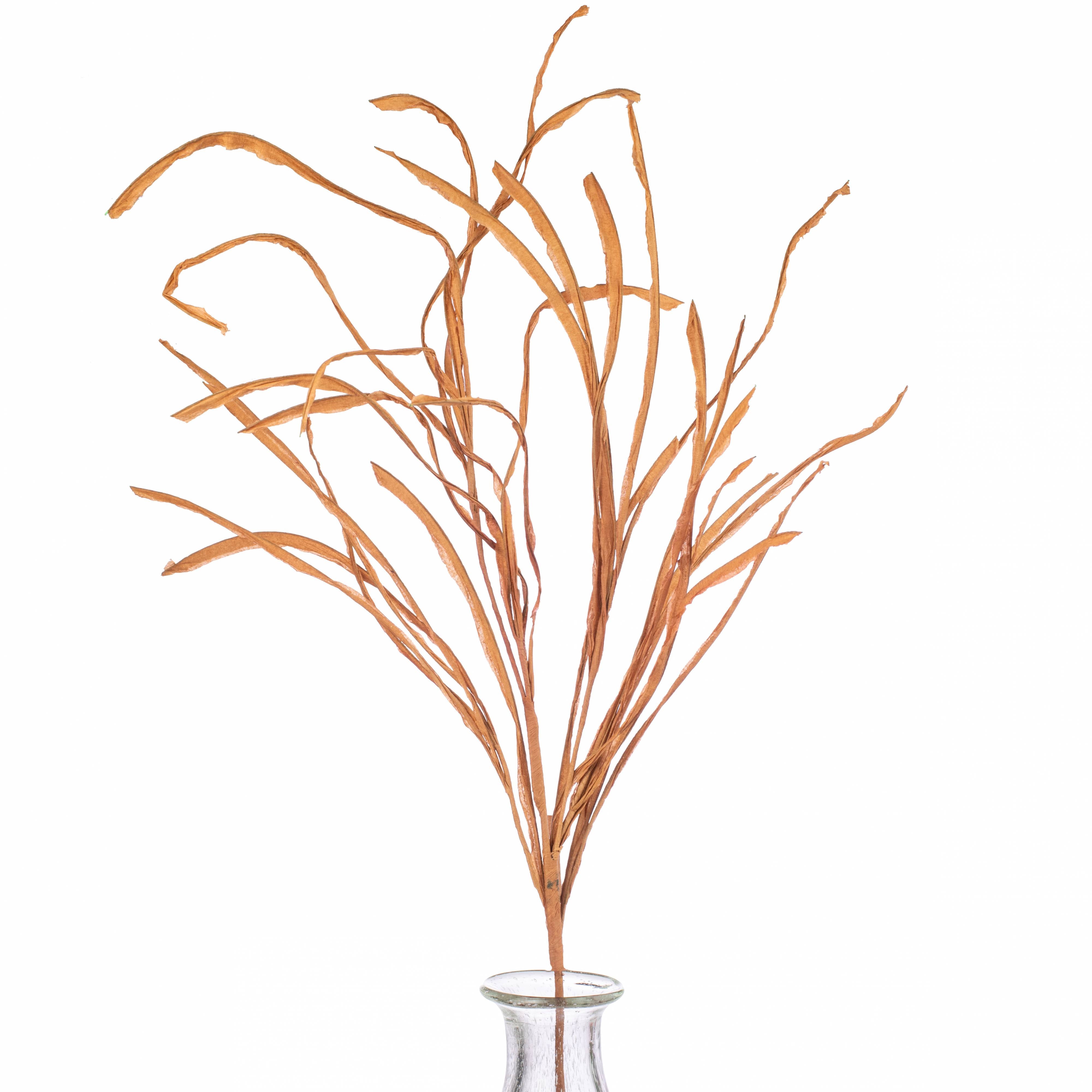 42" Paper Grass Spray: Harvest Orange Item Number: FH776444