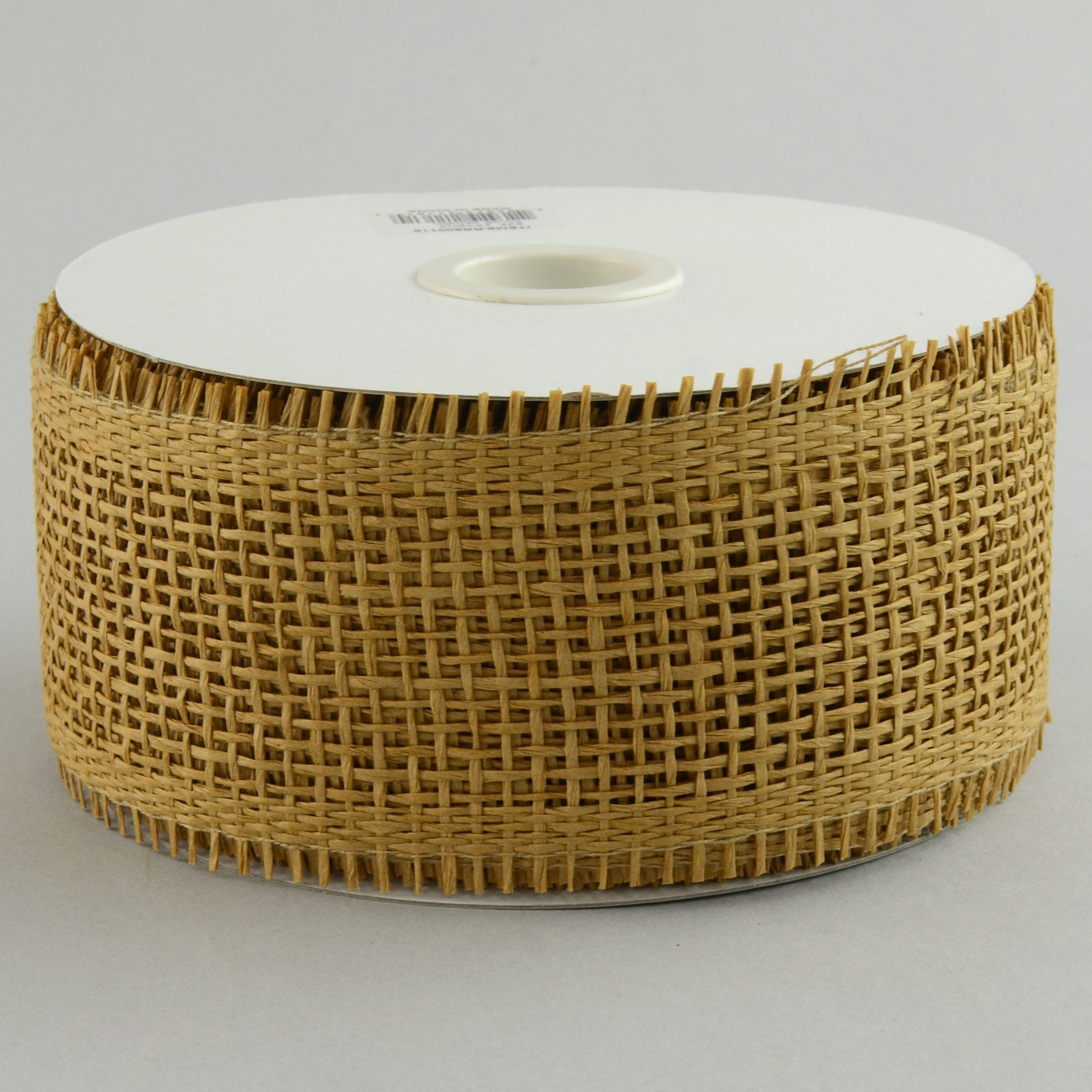 2.5" Paper Mesh Ribbon: Natural Burlap (20 Yards) Item Number: RR600118