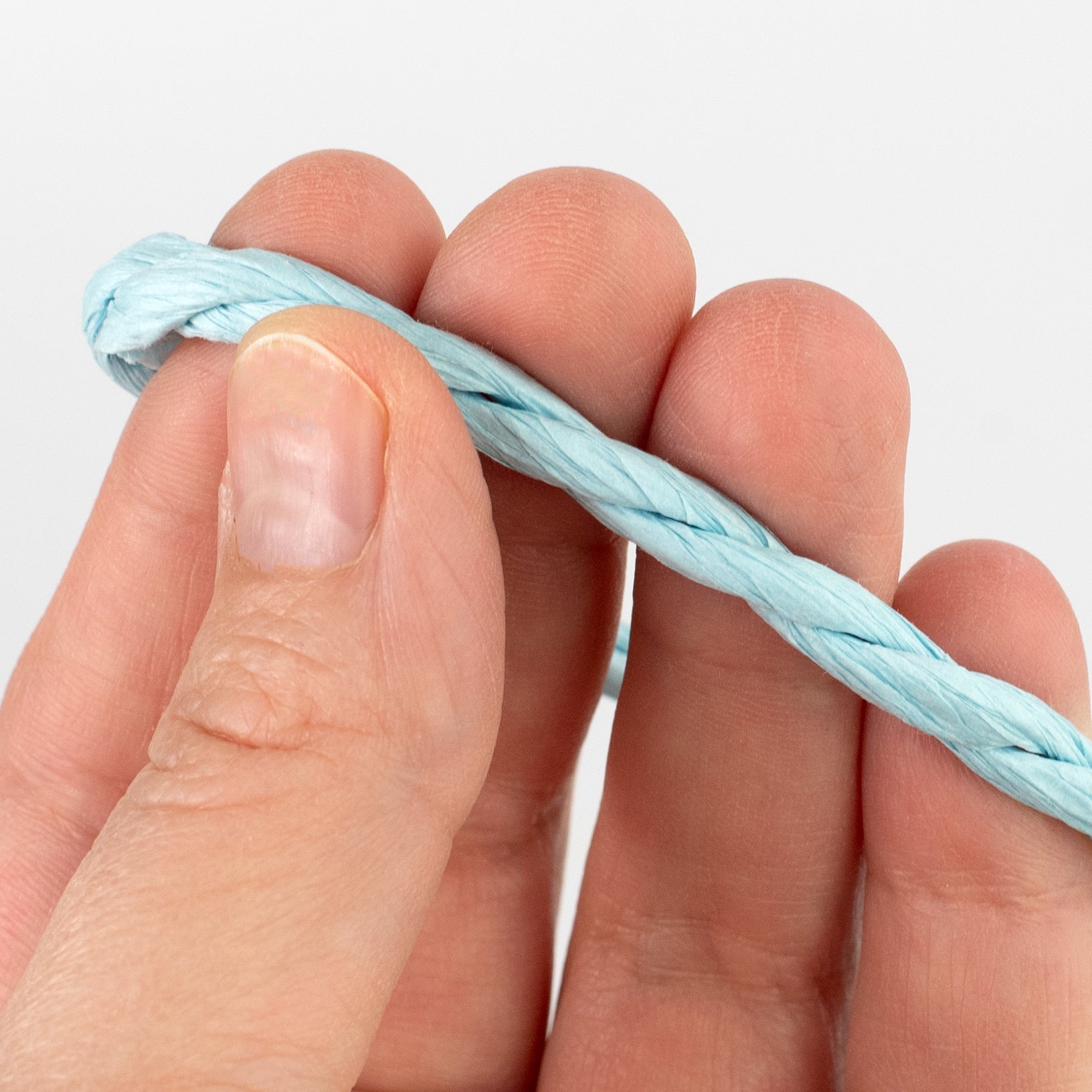 16' Paper Rope Bundle: Light Blue Lifestyle Photo