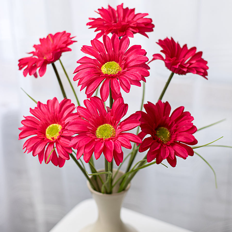 19" Paris Daisy Bush: Hot Pink (7) Item Number: 30472HTPK