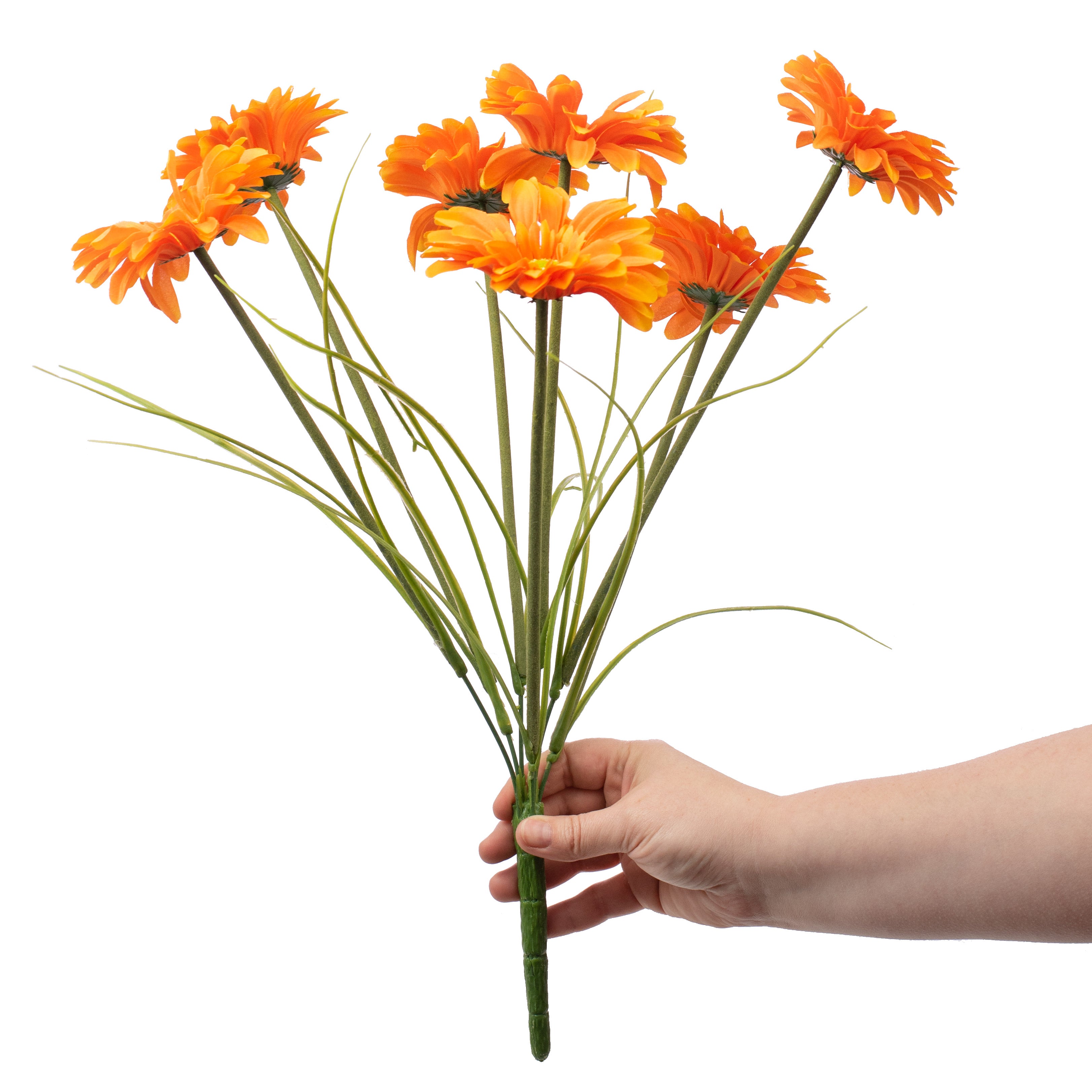19" Paris Daisy Bush: Orange (7) Lifestyle Photo