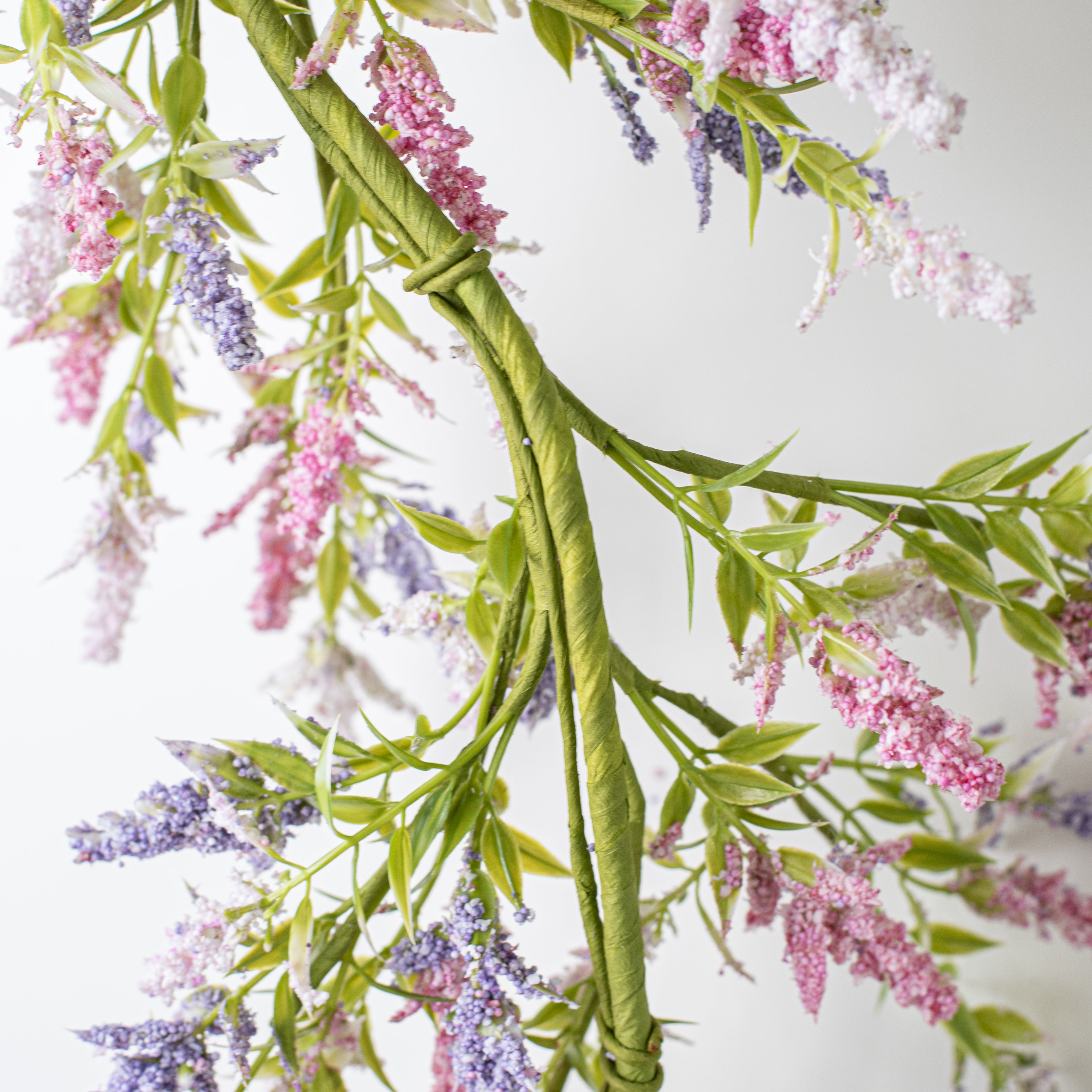 5' Pastel Lavender Garland detail photo 5
