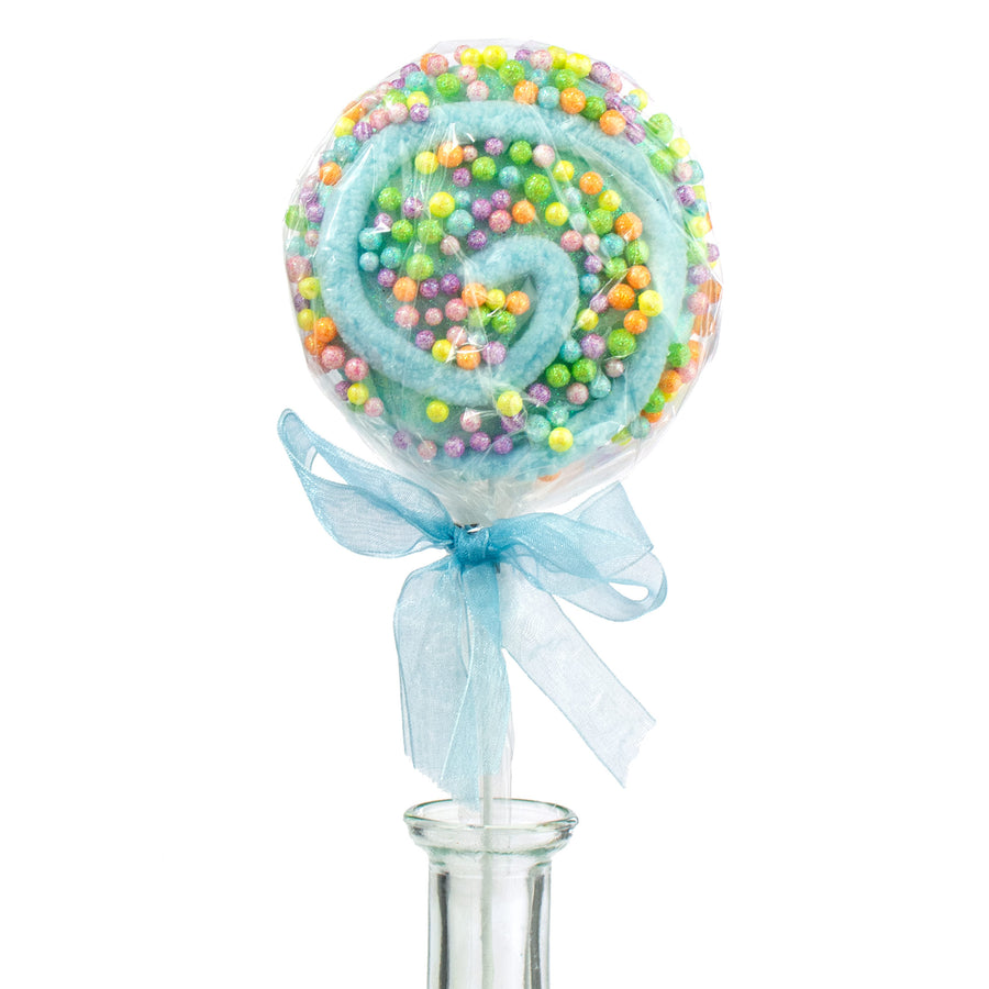 13" Pastel Lollipop Pick: Blue Item Number: 40033-BL