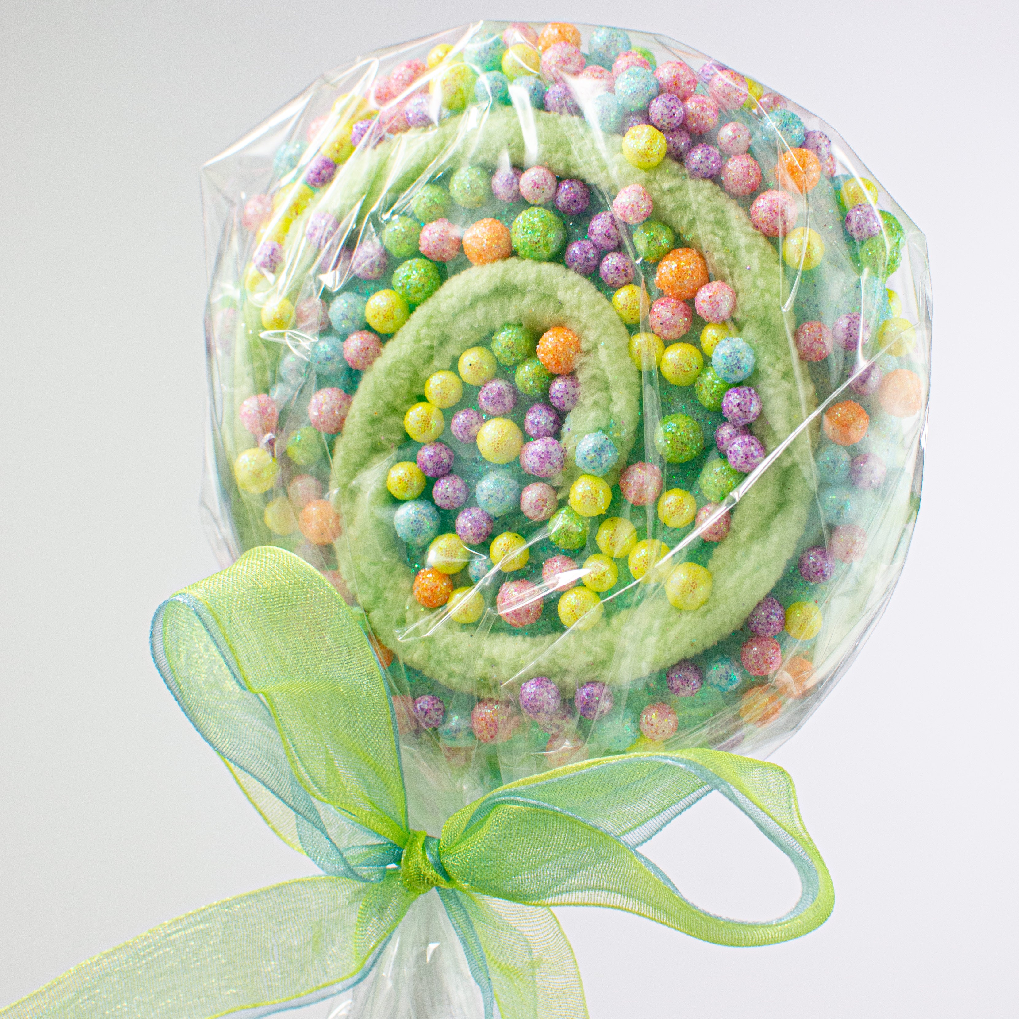 13" Pastel Lollipop Pick: Green Lifestyle Photo
