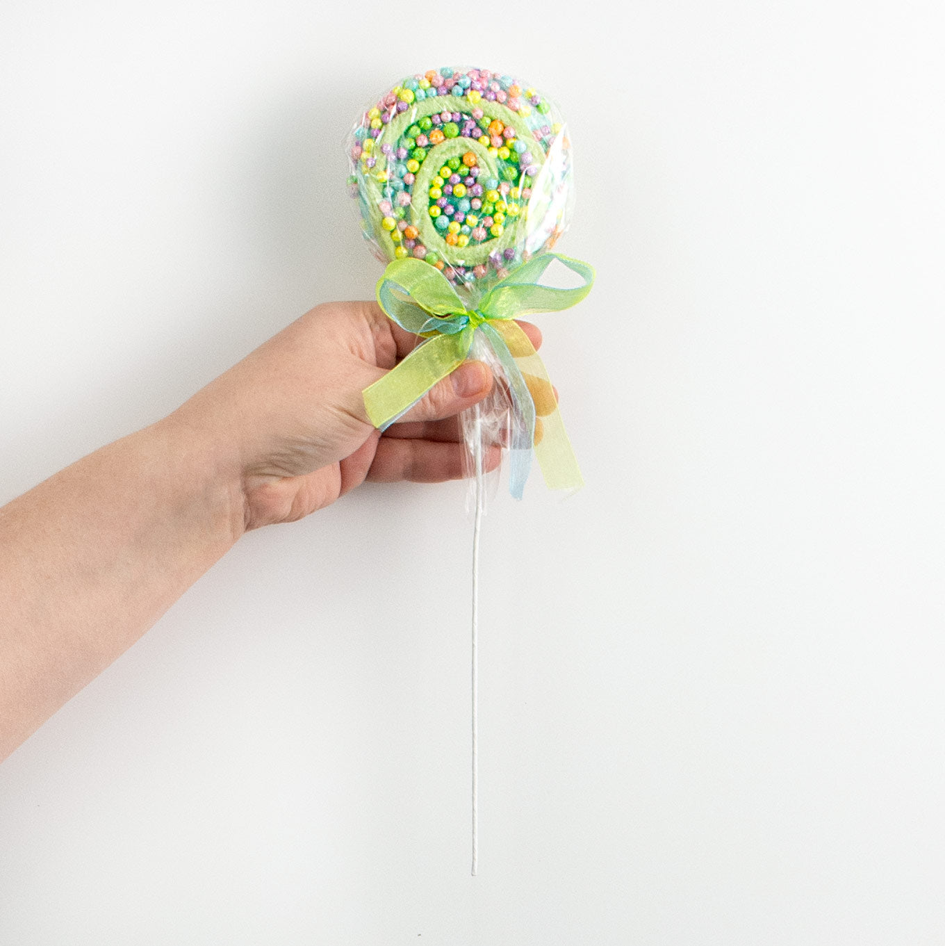 13" Pastel Lollipop Pick: Green detail photo 3
