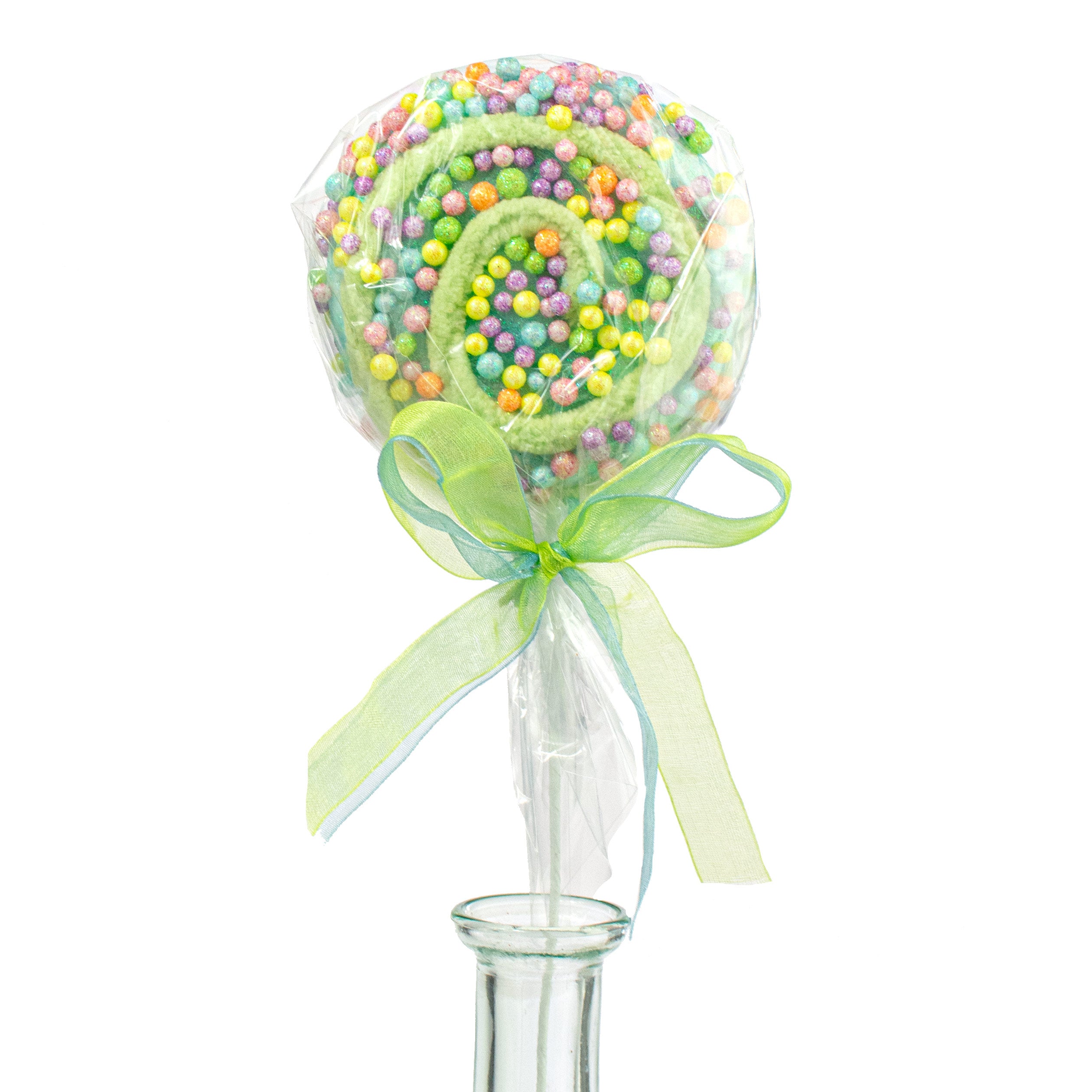 13" Pastel Lollipop Pick: Green Item Number: 40033-GN
