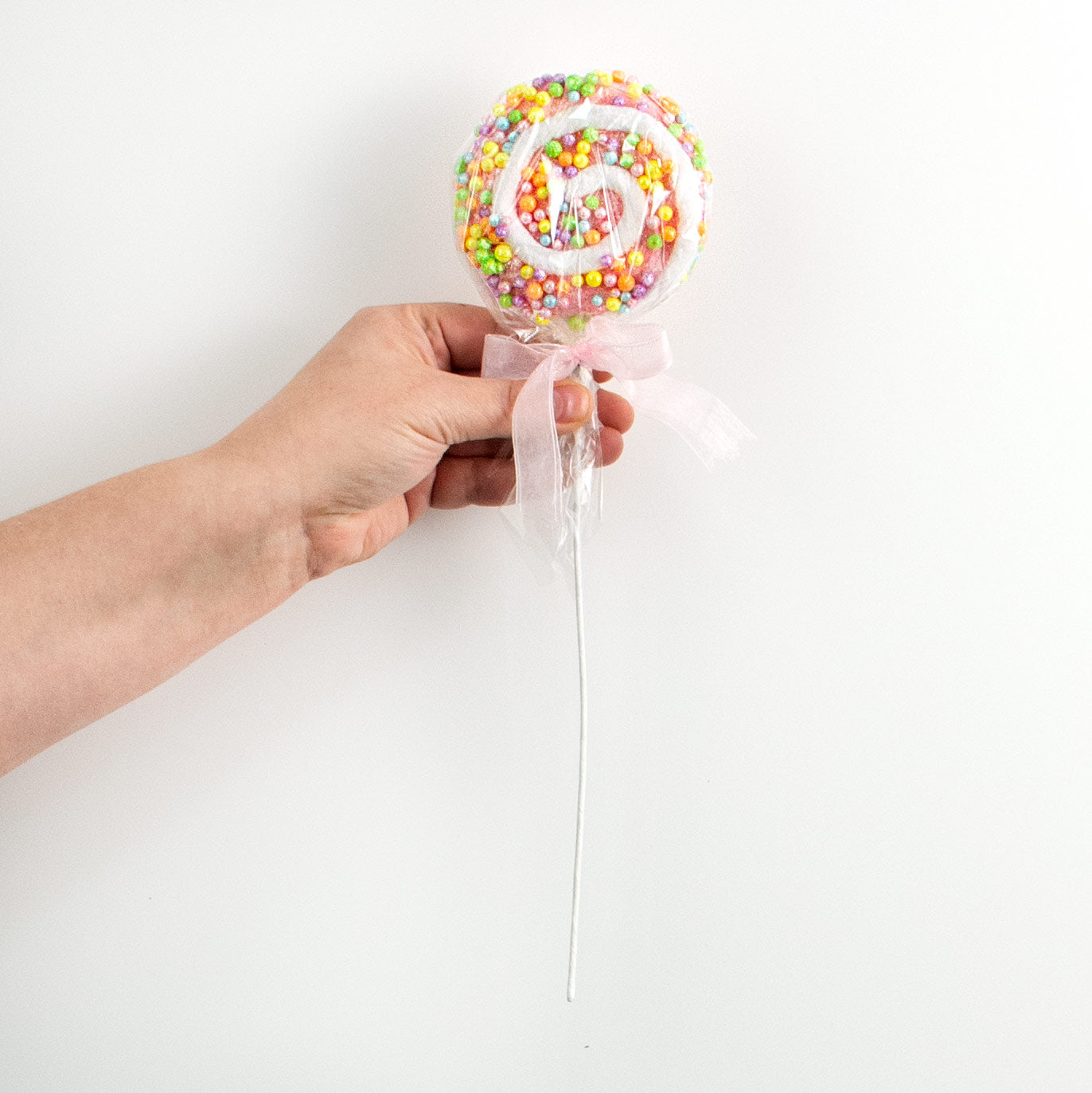 13" Pastel Lollipop Pick: Pink detail photo 3