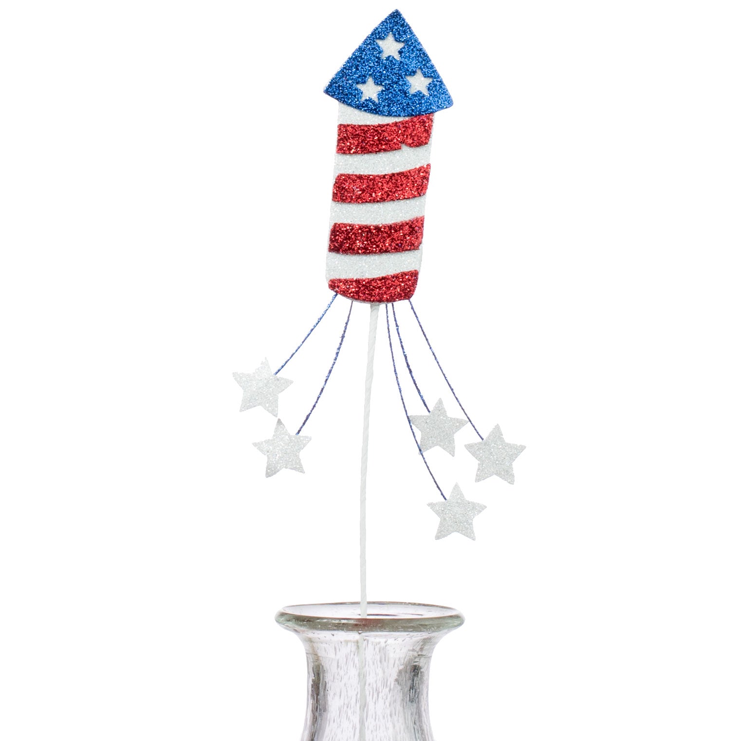 18" Patriotic Firecracker & Stars Pick Item Number: HJ0021