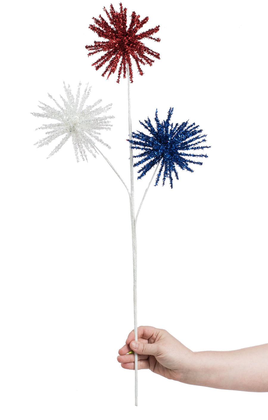 28" Patriotic Firework Ball Spray Lifestyle Photo