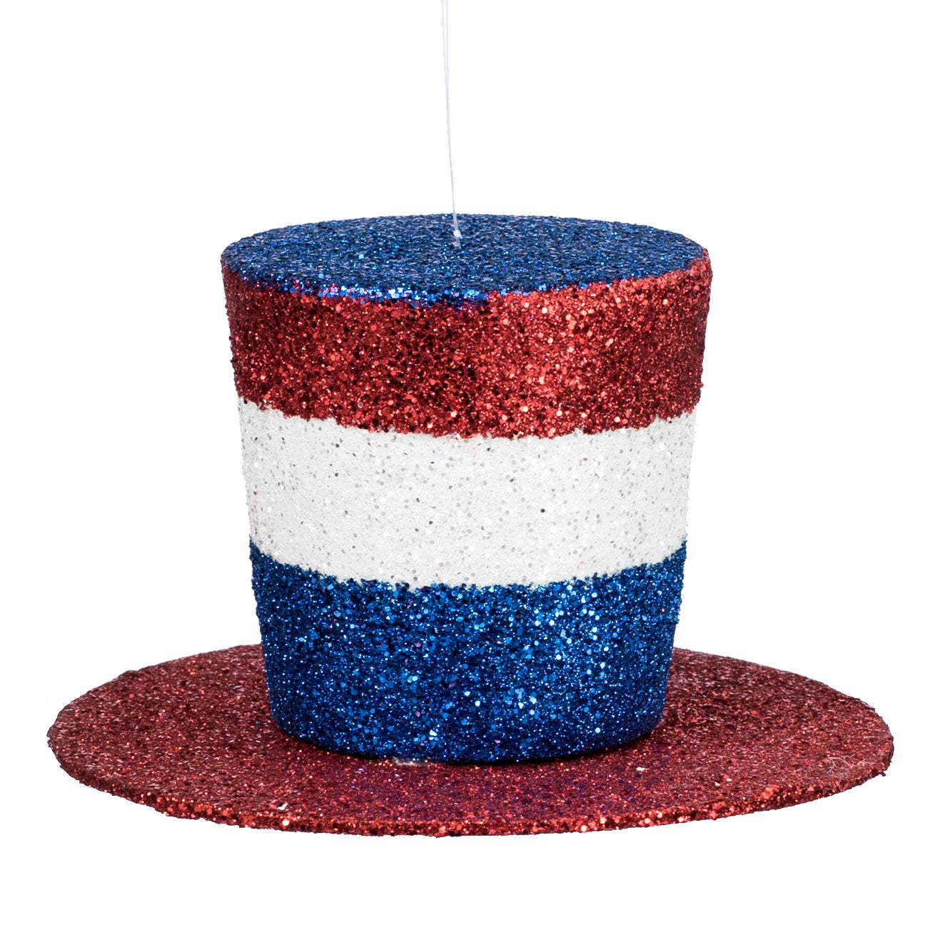 7.5" Patriotic Glitter Top Hat Item Number: 74100RWB