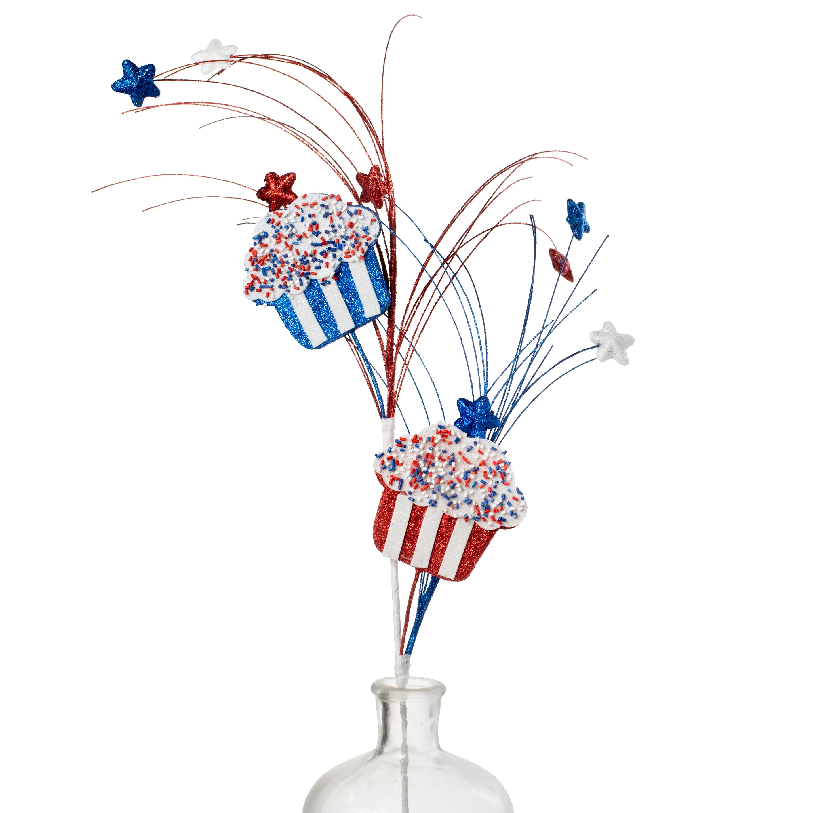 28" Patriotic Sprinkles Cupcake Spray Item Number: 74237RWB