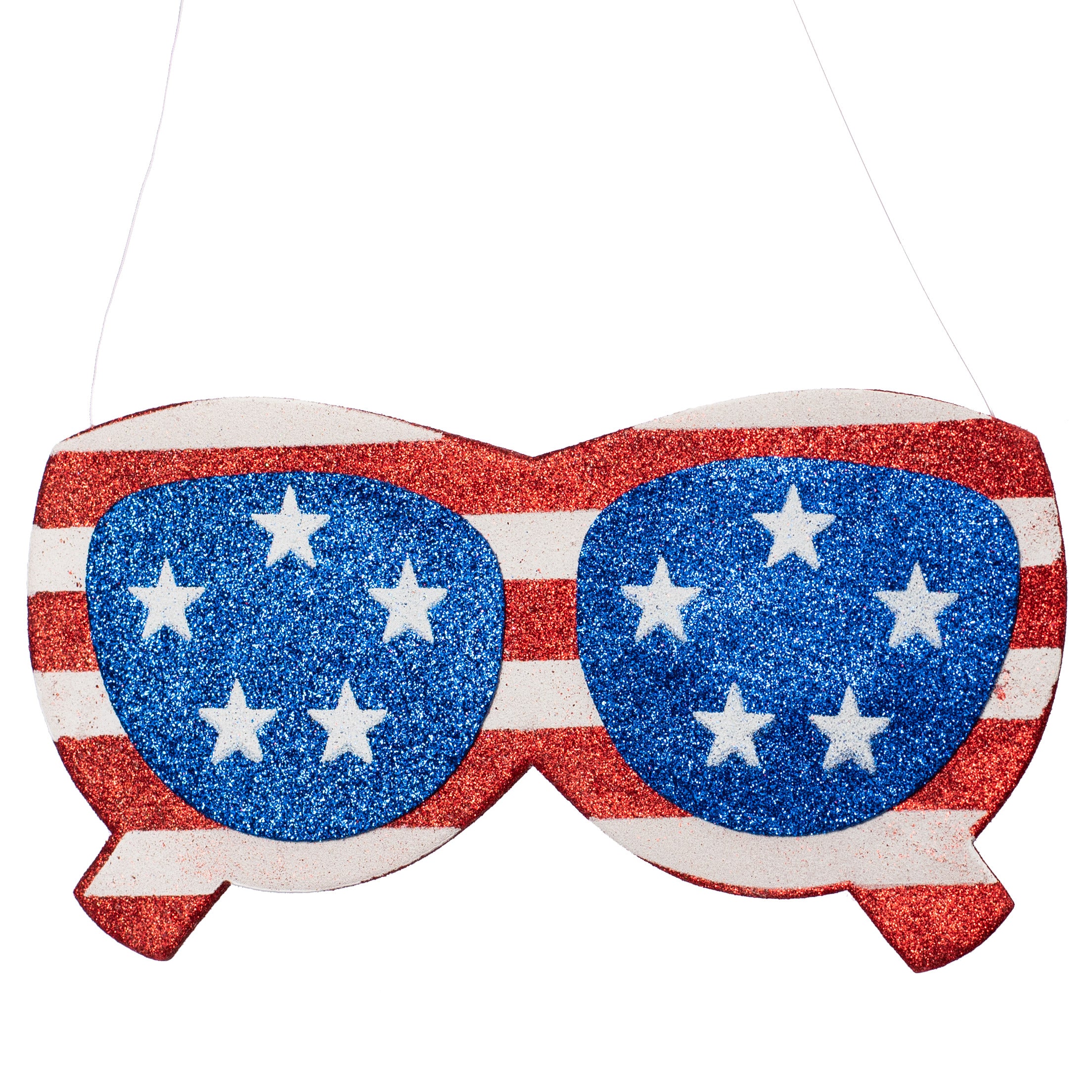 10" Patriotic Sunglasses Ornament Item Number: 74133RWB