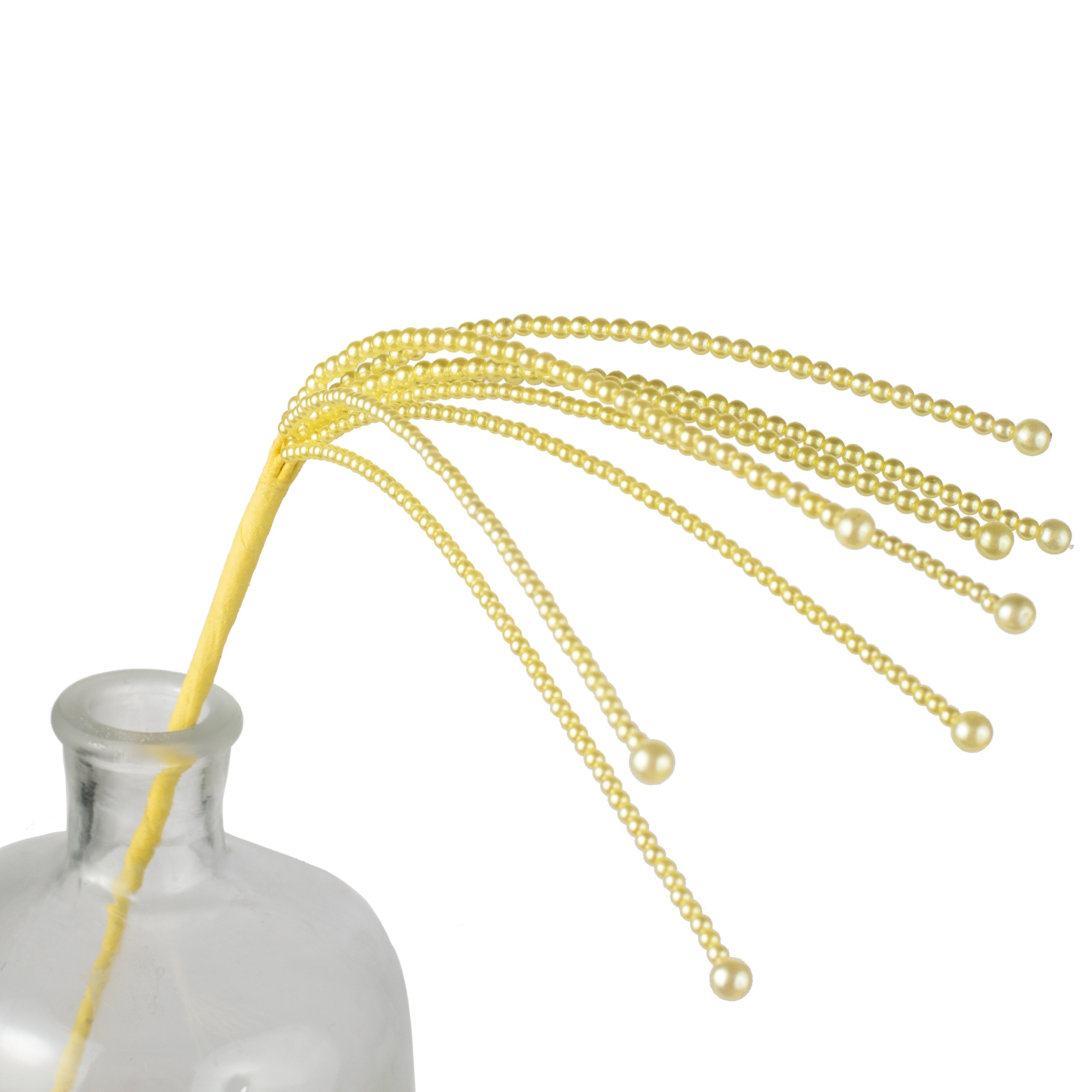 18" Pearl Bead Fountain Spray: Yellow Item Number: 40056-YEL