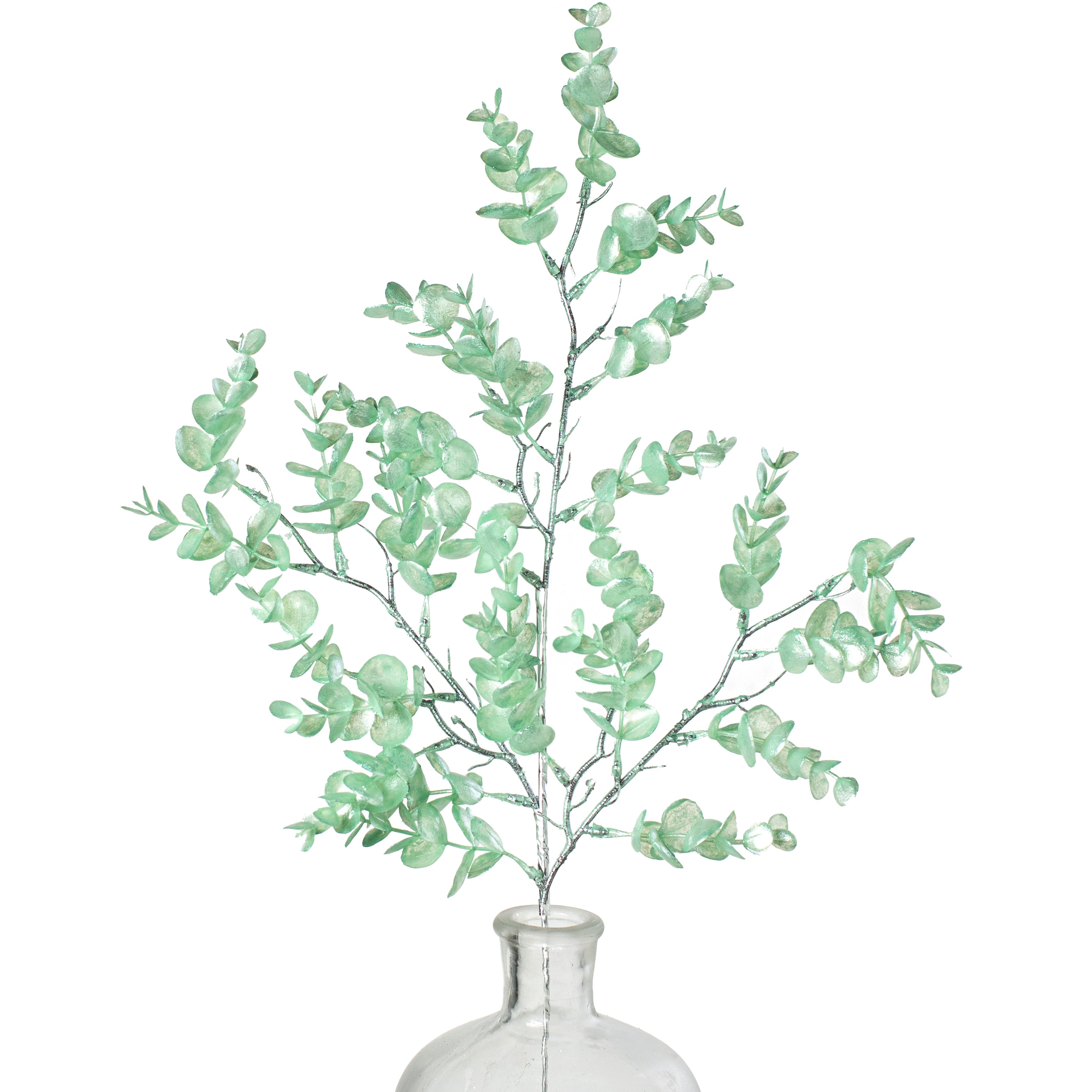 25" Pearl Eucalyptus Spray: Mint Green Item Number: MN032430
