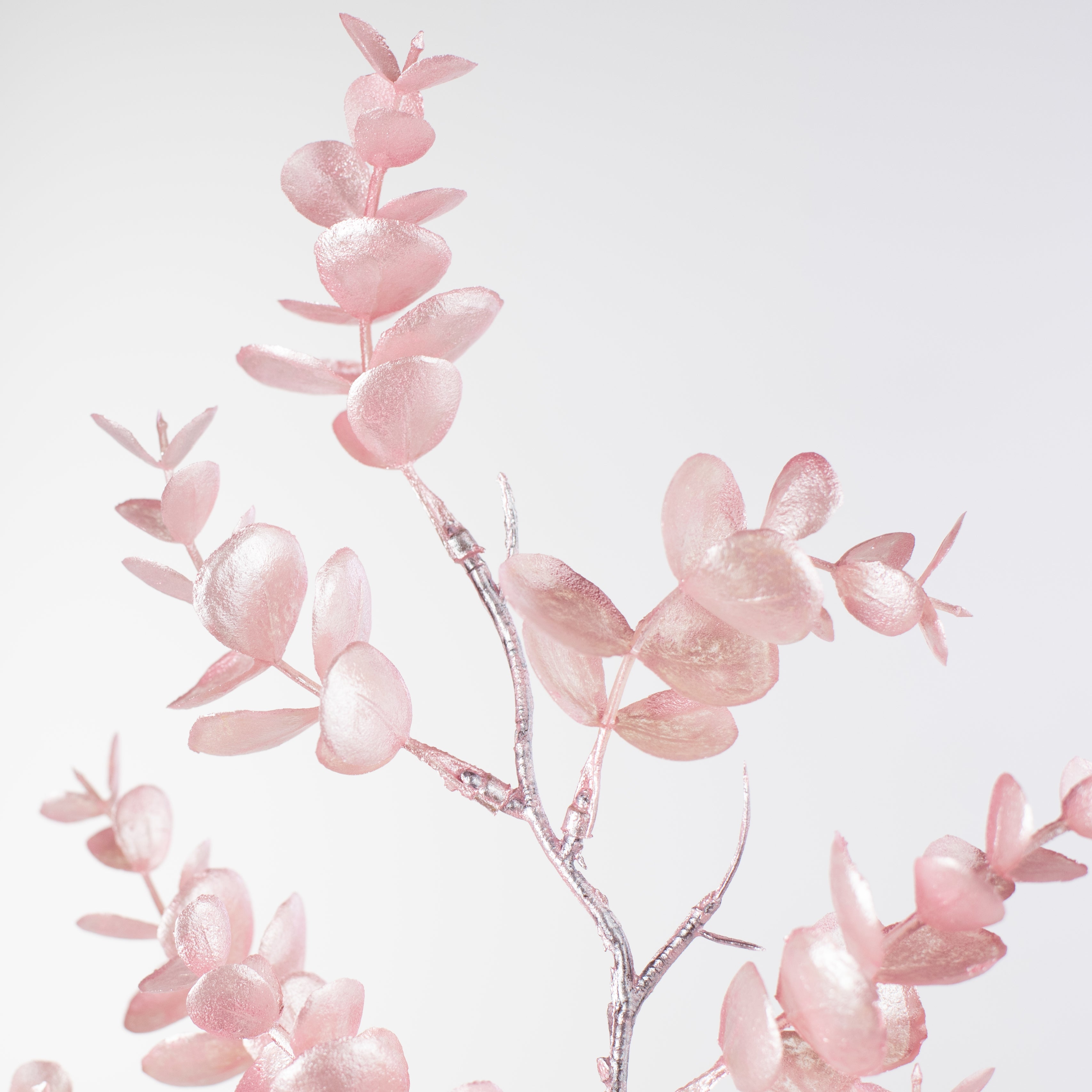 25" Pearl Eucalyptus Spray: Pink Lifestyle Photo