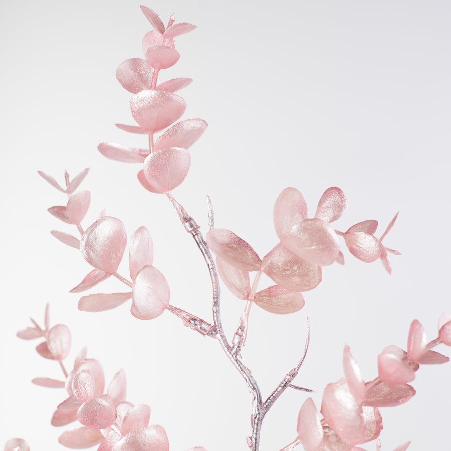 25" Pearl Eucalyptus Spray: Pink Lifestyle Photo
