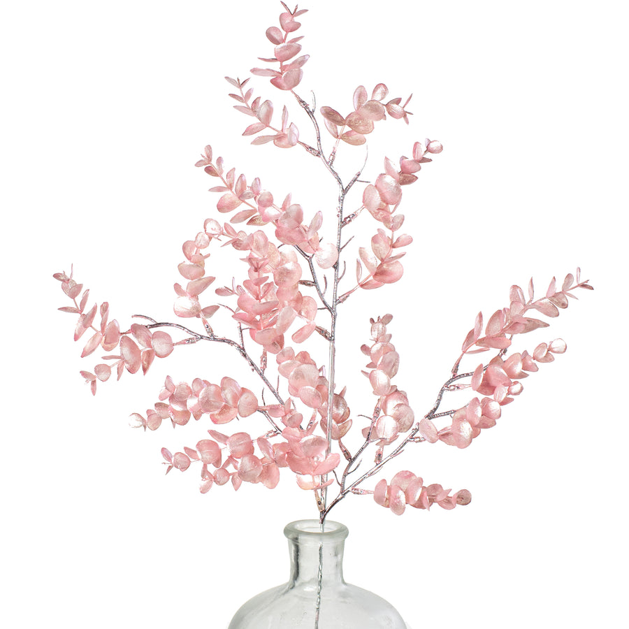 25" Pearl Eucalyptus Spray: Pink Item Number: MN032422