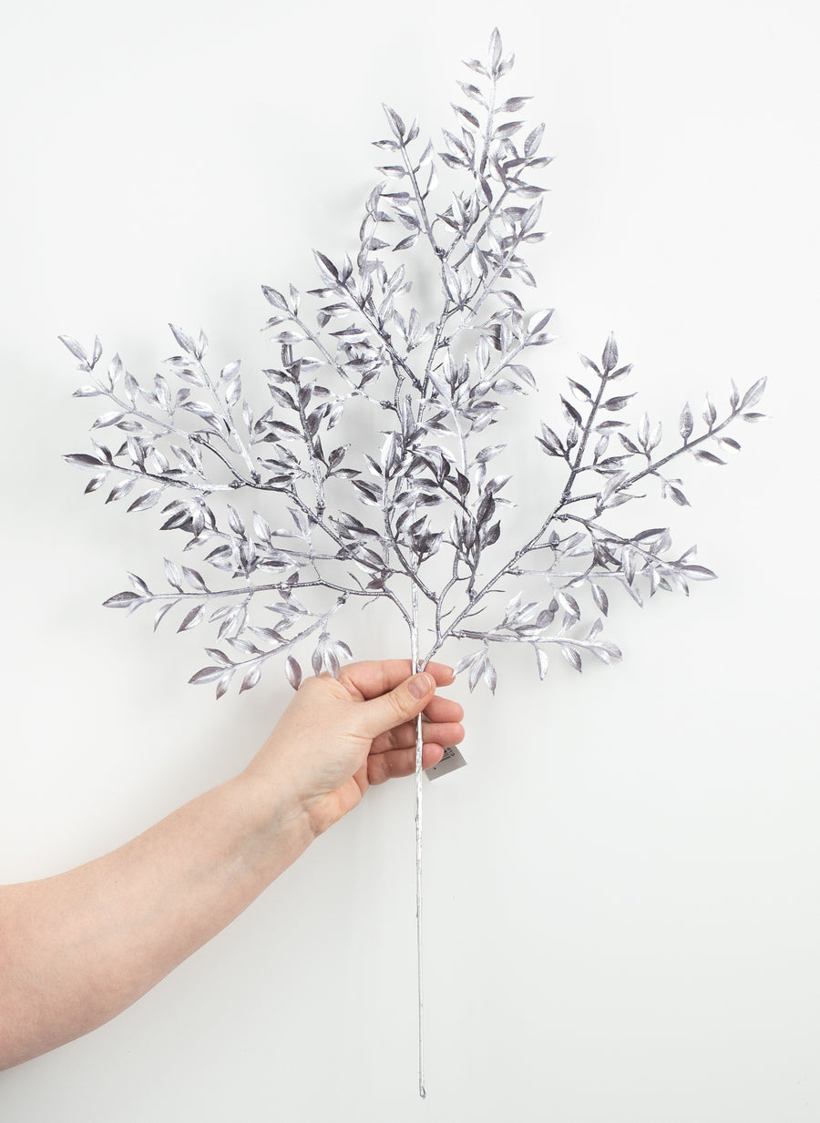 25" Pearl Ruscus Spray: Lavender detail photo 3