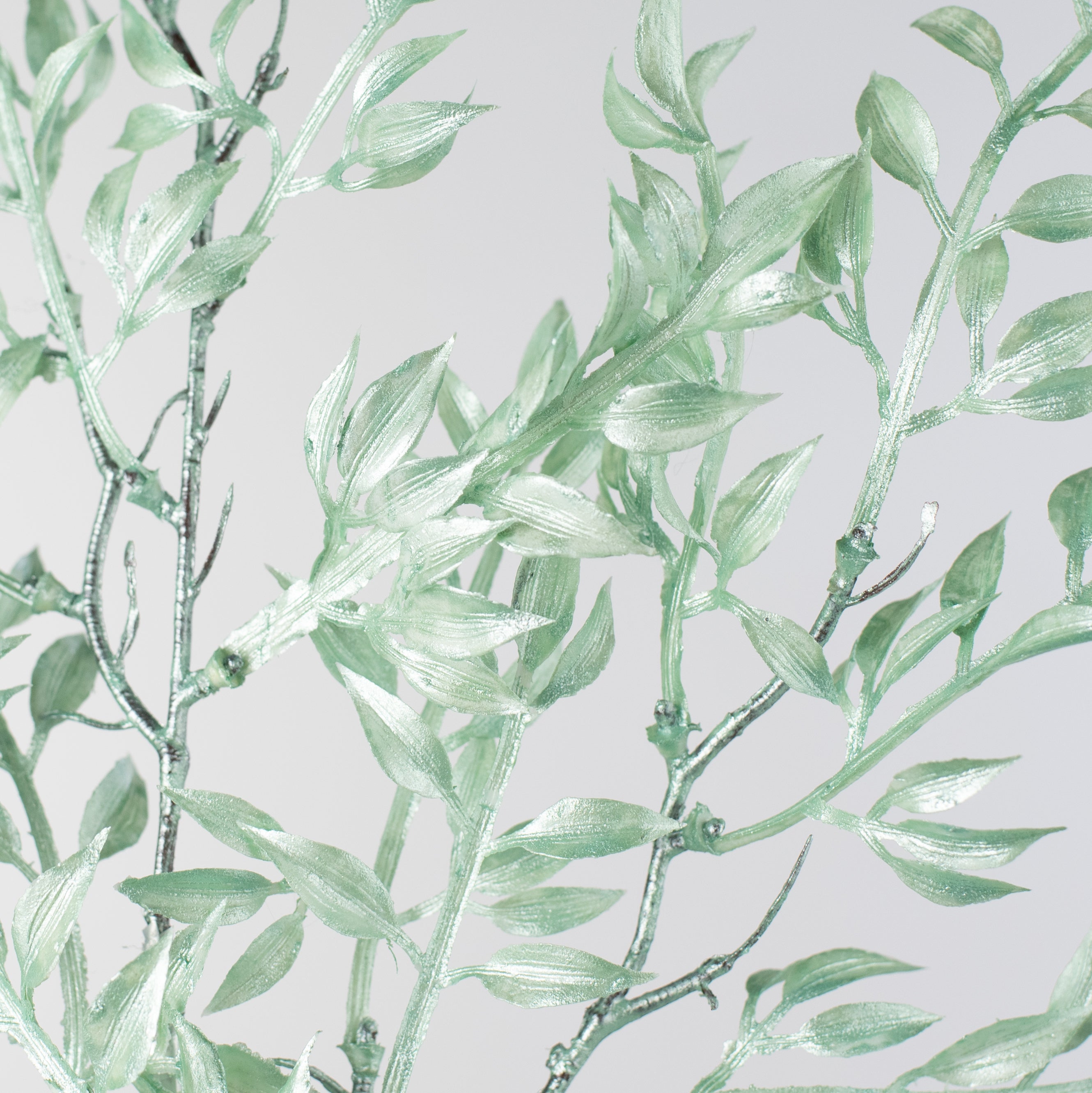 25" Pearl Ruscus Spray: Mint detail photo 4