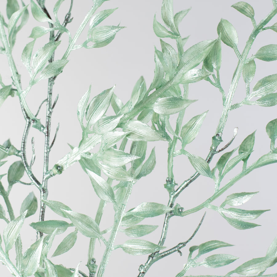 25" Pearl Ruscus Spray: Mint detail photo 4