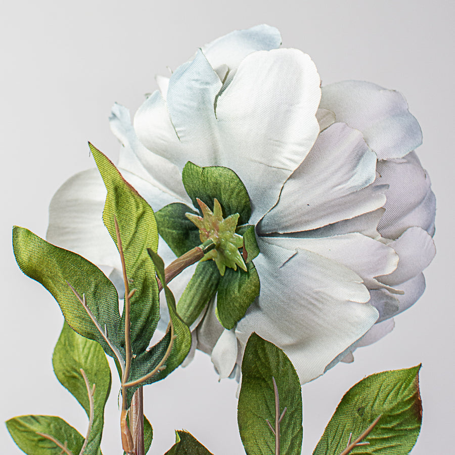 30" Peony Stem: Dusty Blue detail photo 4