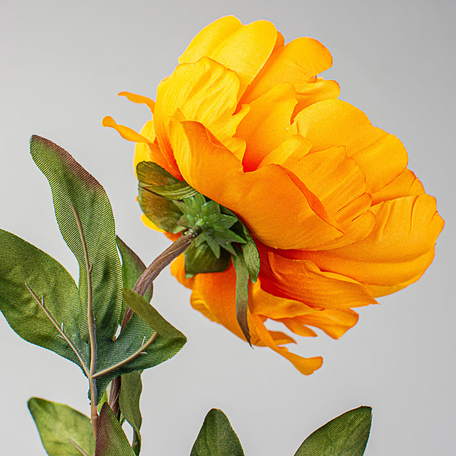 30" Peony Stem: Golden Yellow detail photo 4